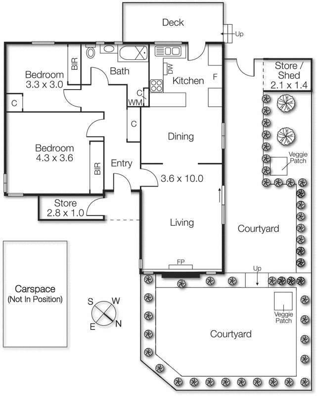 3/30 Boxshall Street, Brighton VIC 3186 - Floorplan