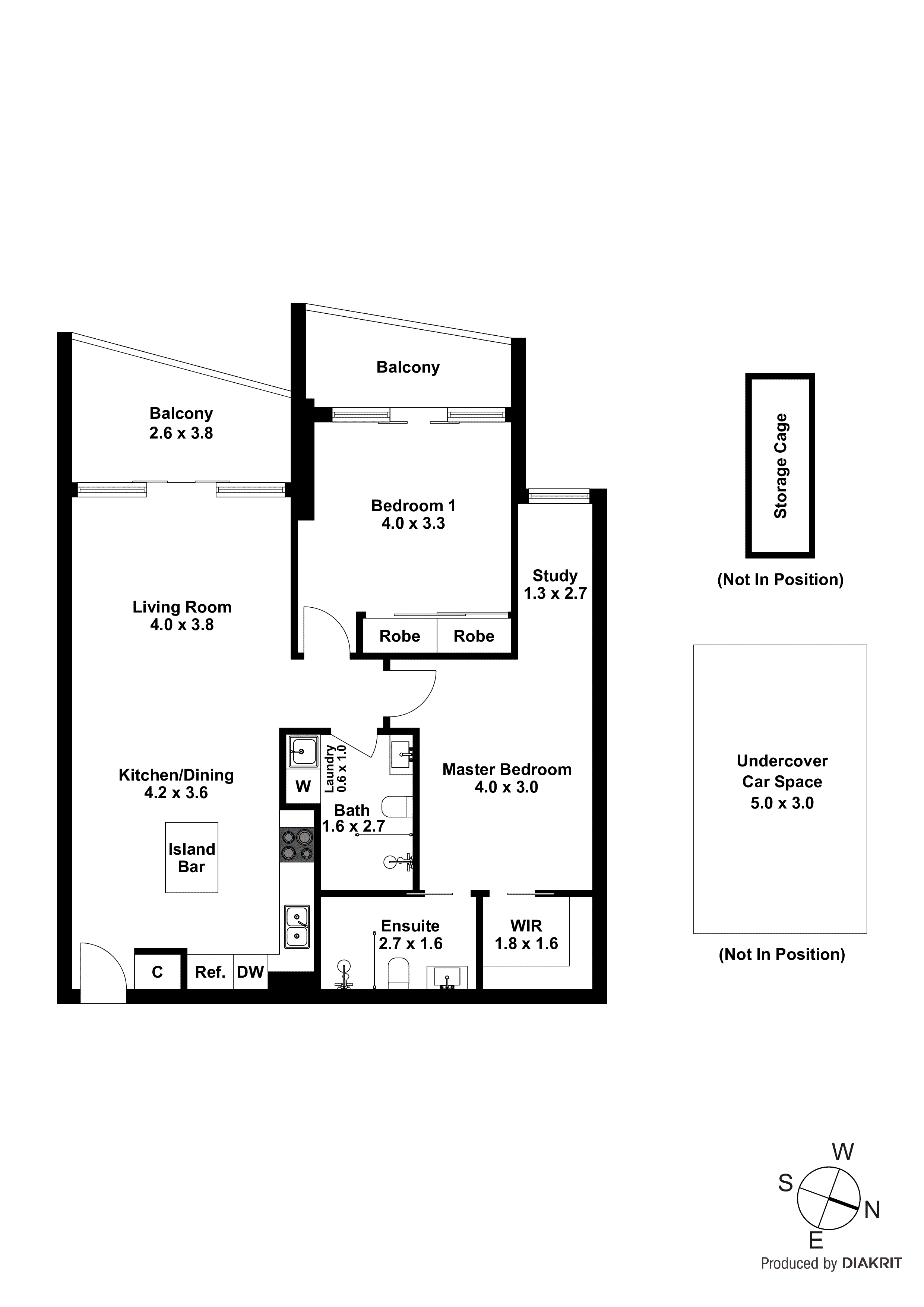 330/222 Bay Road, Sandringham VIC 3191 - Floorplan
