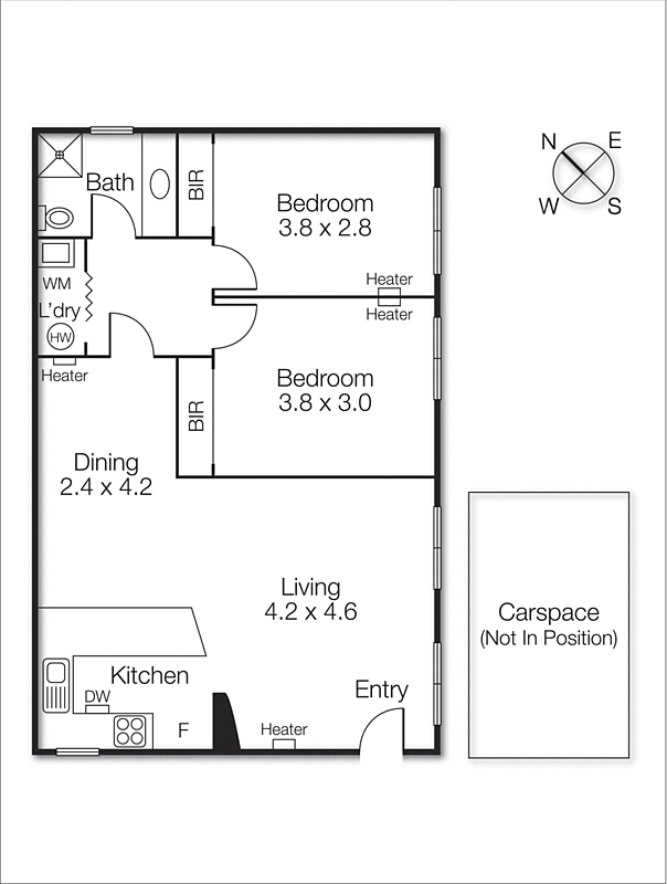 3/307 Beach Road, Black Rock VIC 3193 - Floorplan