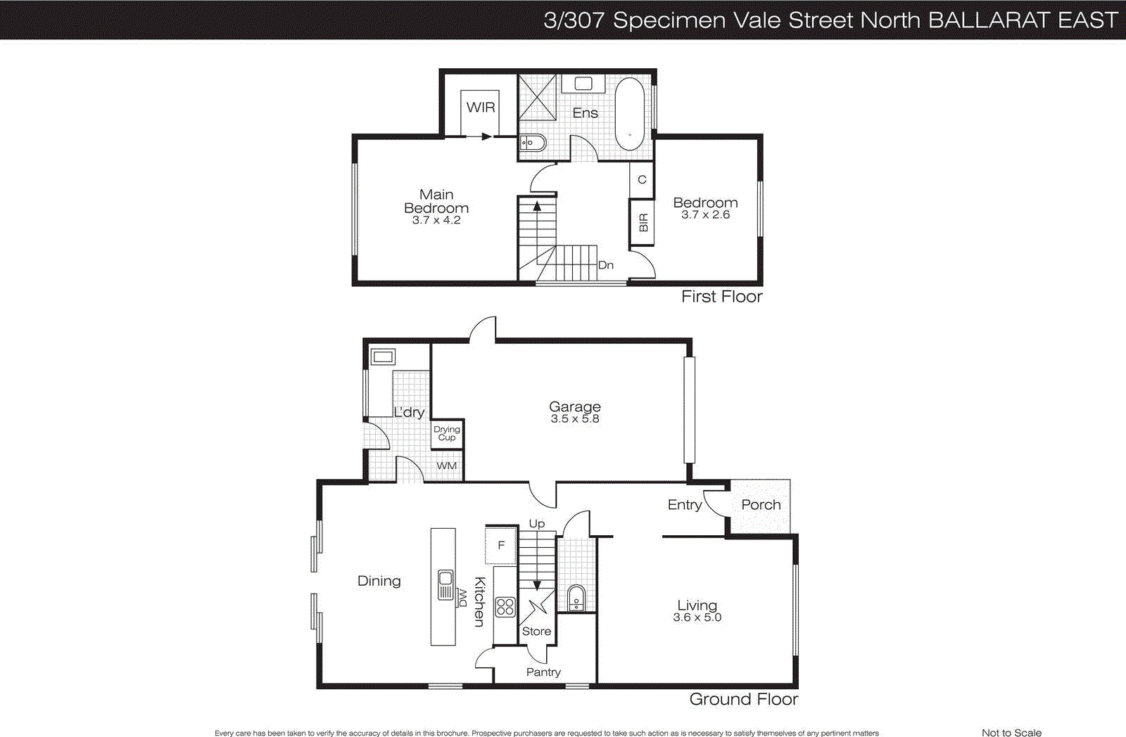 3/307 Specimen Vale, Ballarat East VIC 3350 - Floorplan