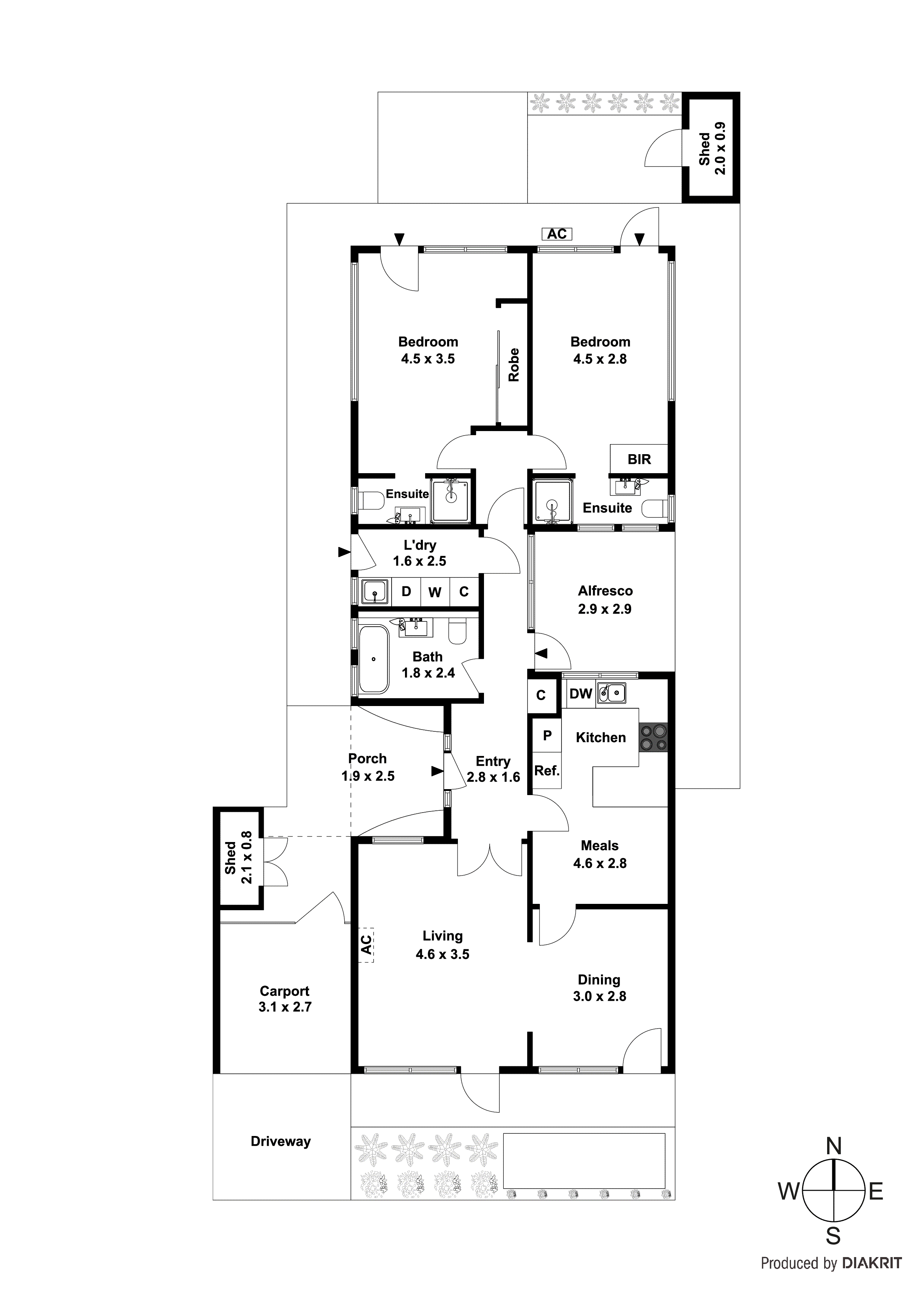3/308 Hampton Street, Hampton VIC 3188 - Floorplan