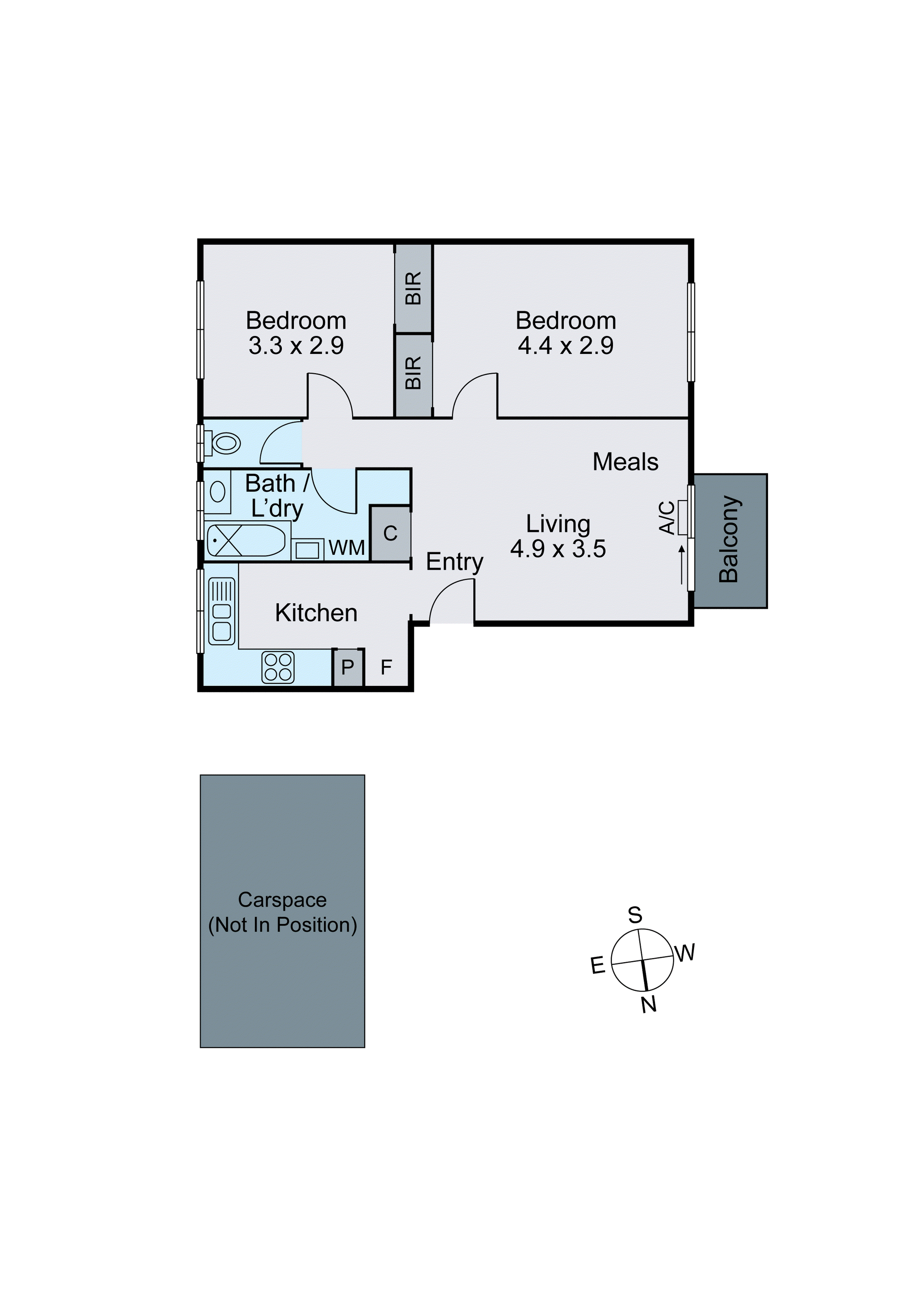 3/31-33 Caroline Street, Hawthorn East VIC 3123 - Floorplan