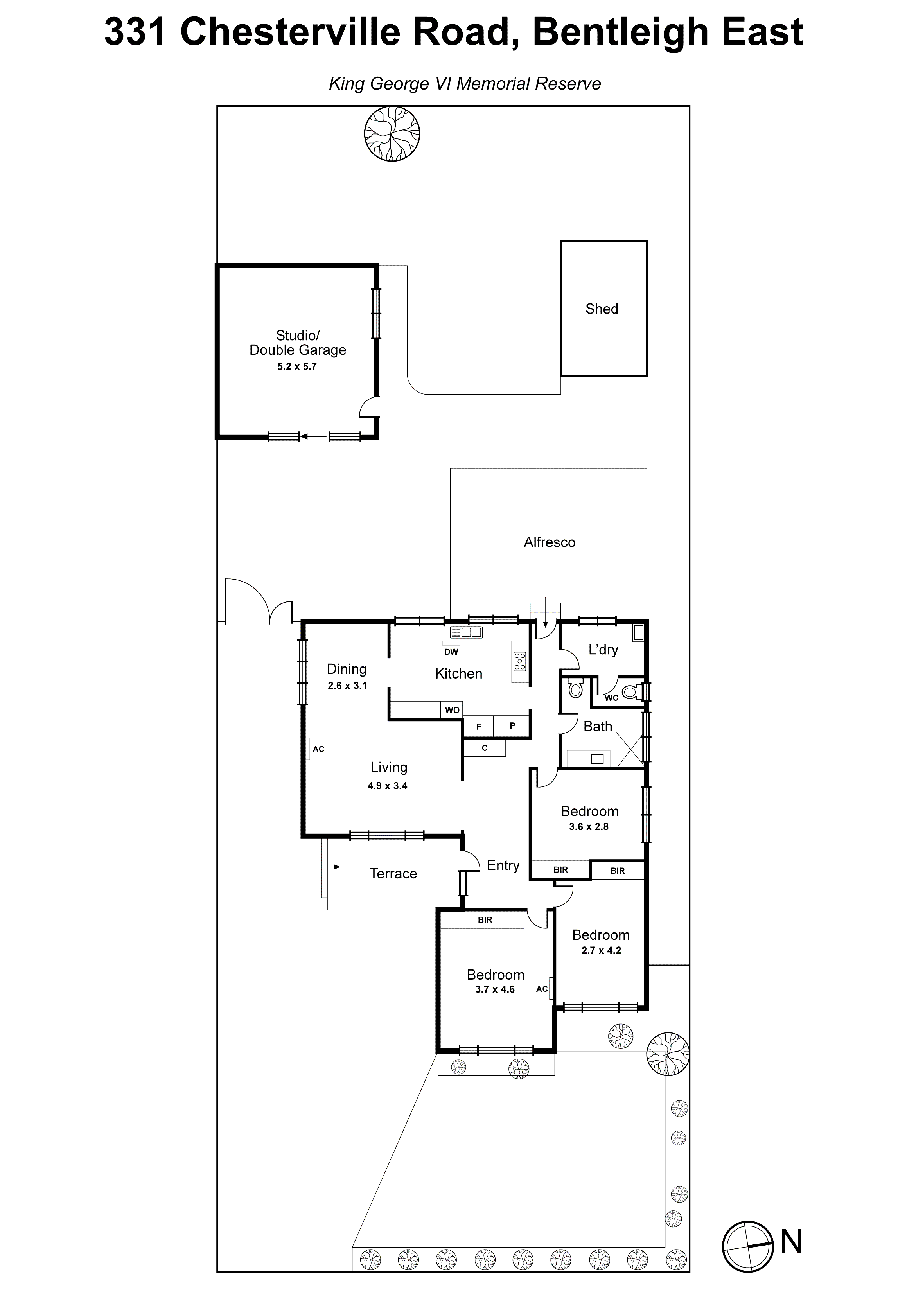 331 Chesterville Road, Bentleigh East VIC 3165 - Floorplan