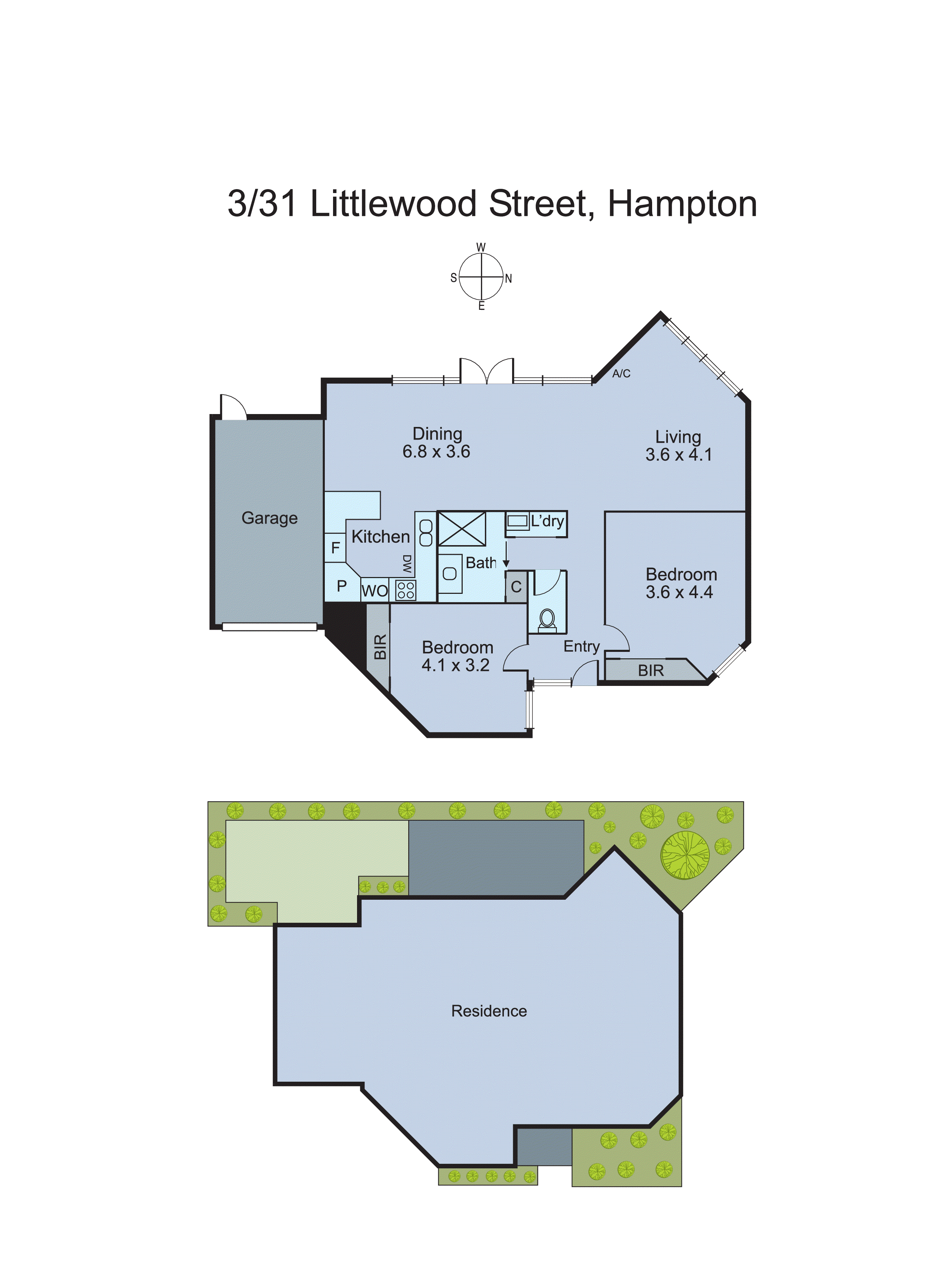 3/31 Littlewood Street, Hampton VIC 3188 - Floorplan