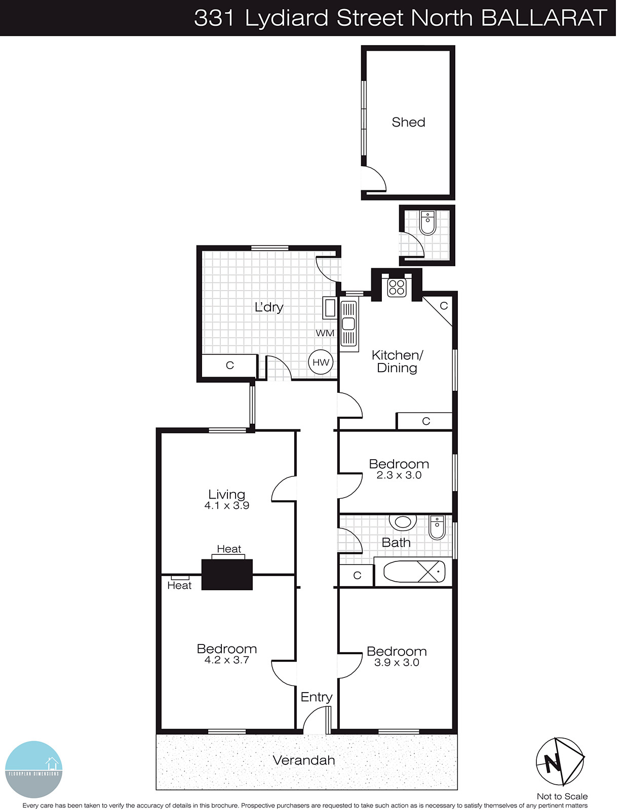 331 Lydiard Street North, Soldiers Hill VIC 3350 - Floorplan