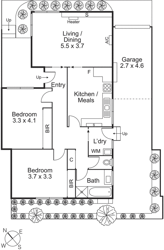 3, 3/14 Burrows Street, Brighton VIC 3186 - Floorplan