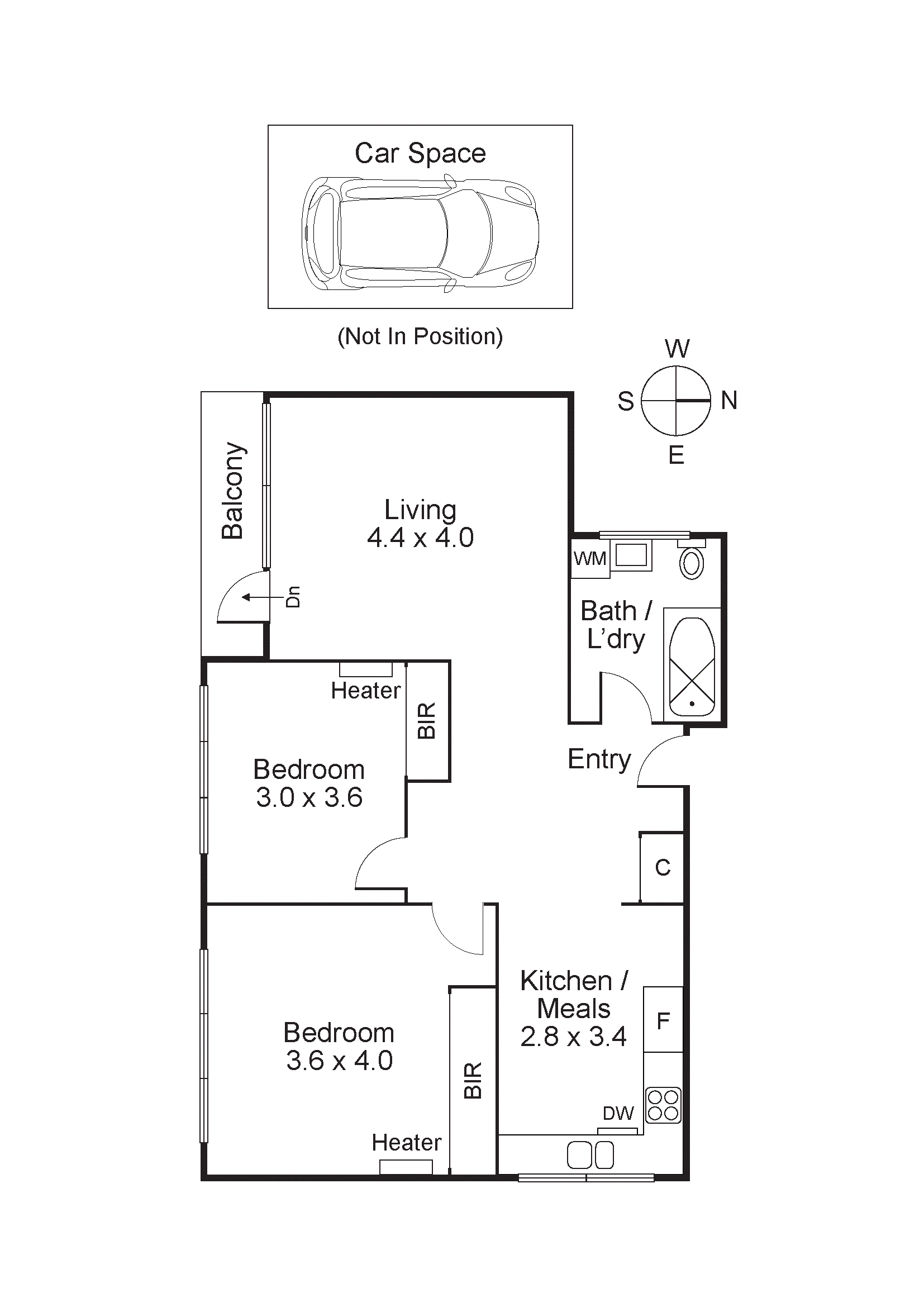 3/317 Dandenong Road, Prahran VIC 3181 - Floorplan