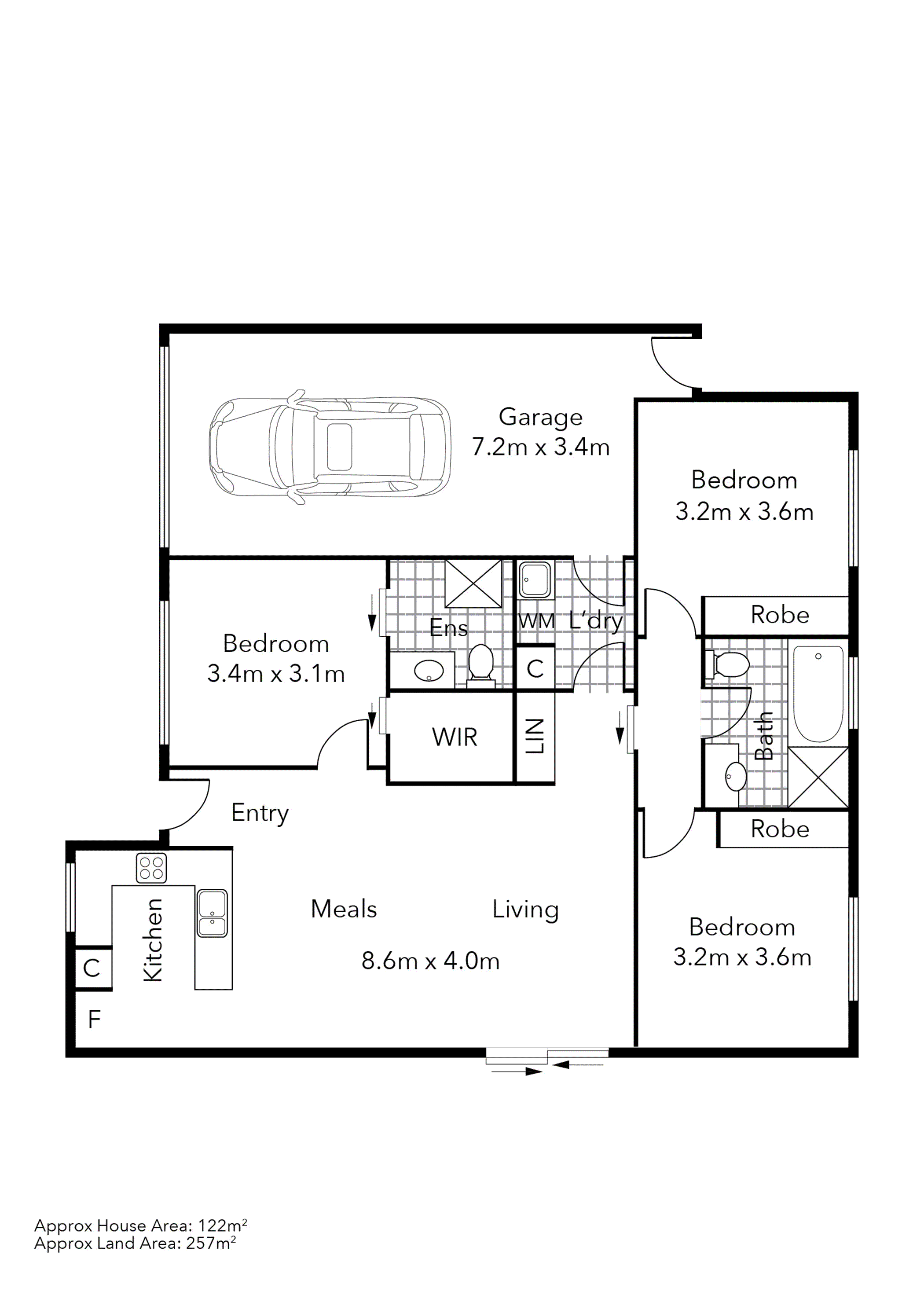 3/319 Lal Lal Street, Canadian VIC 3350 - Floorplan