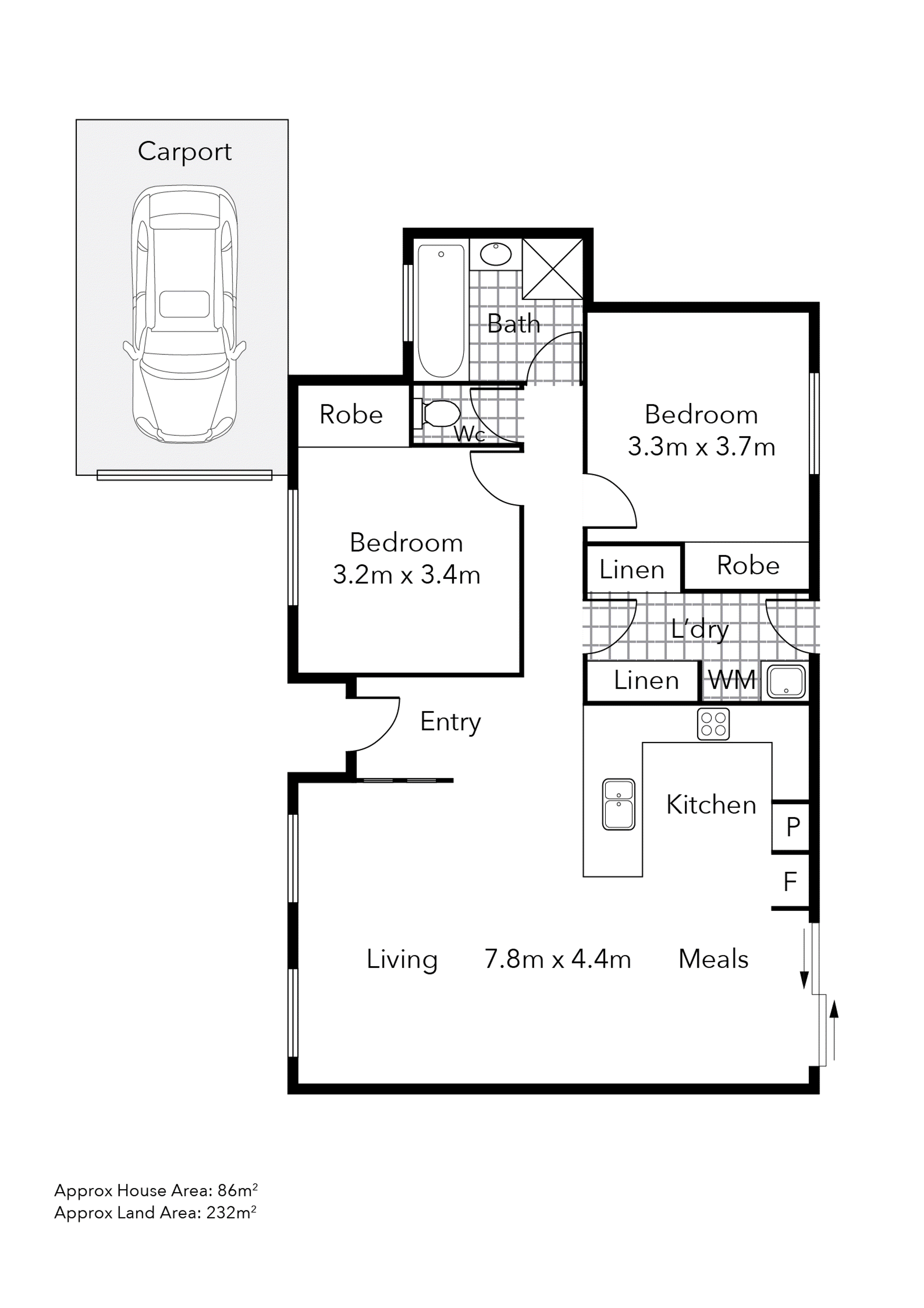 3/32 Spencer Street, Sebastopol VIC 3356 - Floorplan