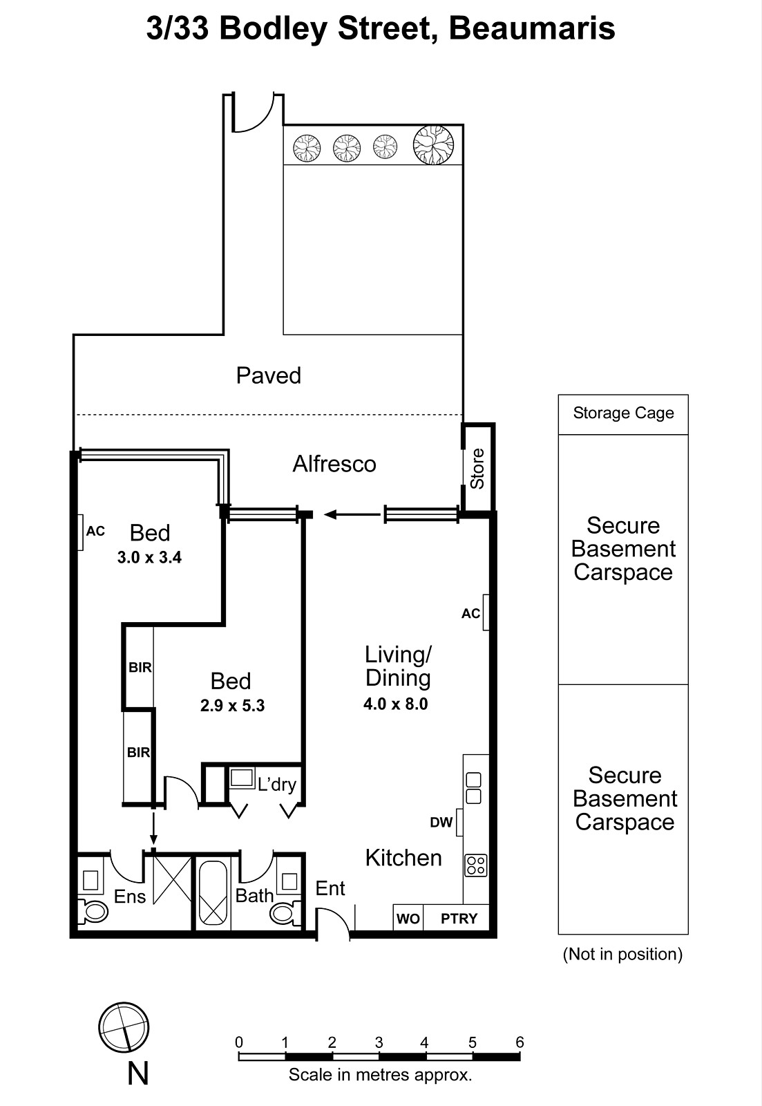 3/33 Bodley Street, Beaumaris VIC 3193 - Floorplan