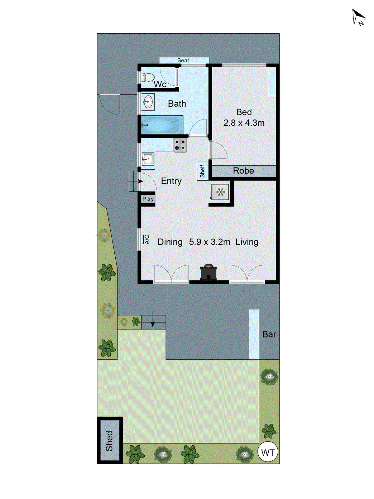 3/33 The Avenue, Belmont VIC 3216 - Floorplan