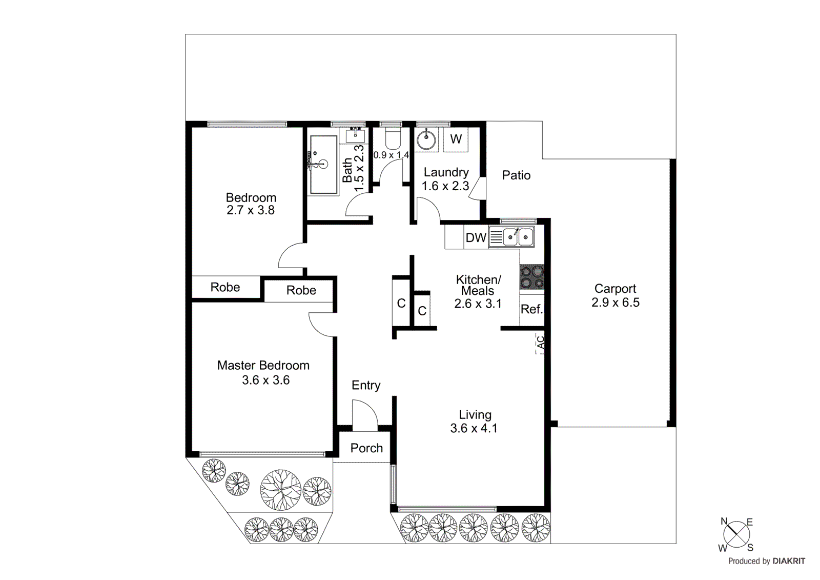 3/34 Golden Avenue, Bonbeach VIC 3196 - Floorplan