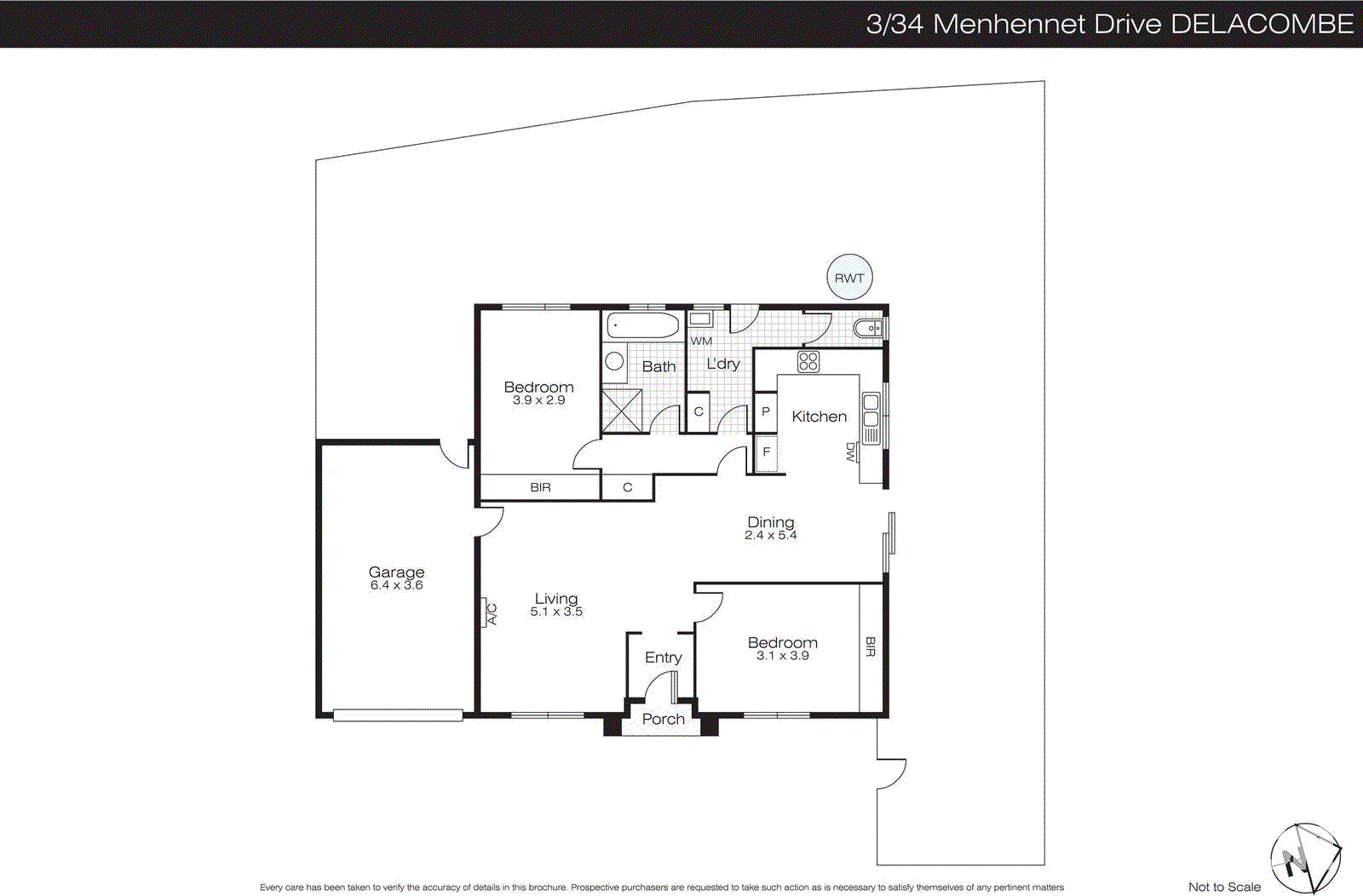 3/34 Menhennet Drive, Delacombe VIC 3356 - Floorplan