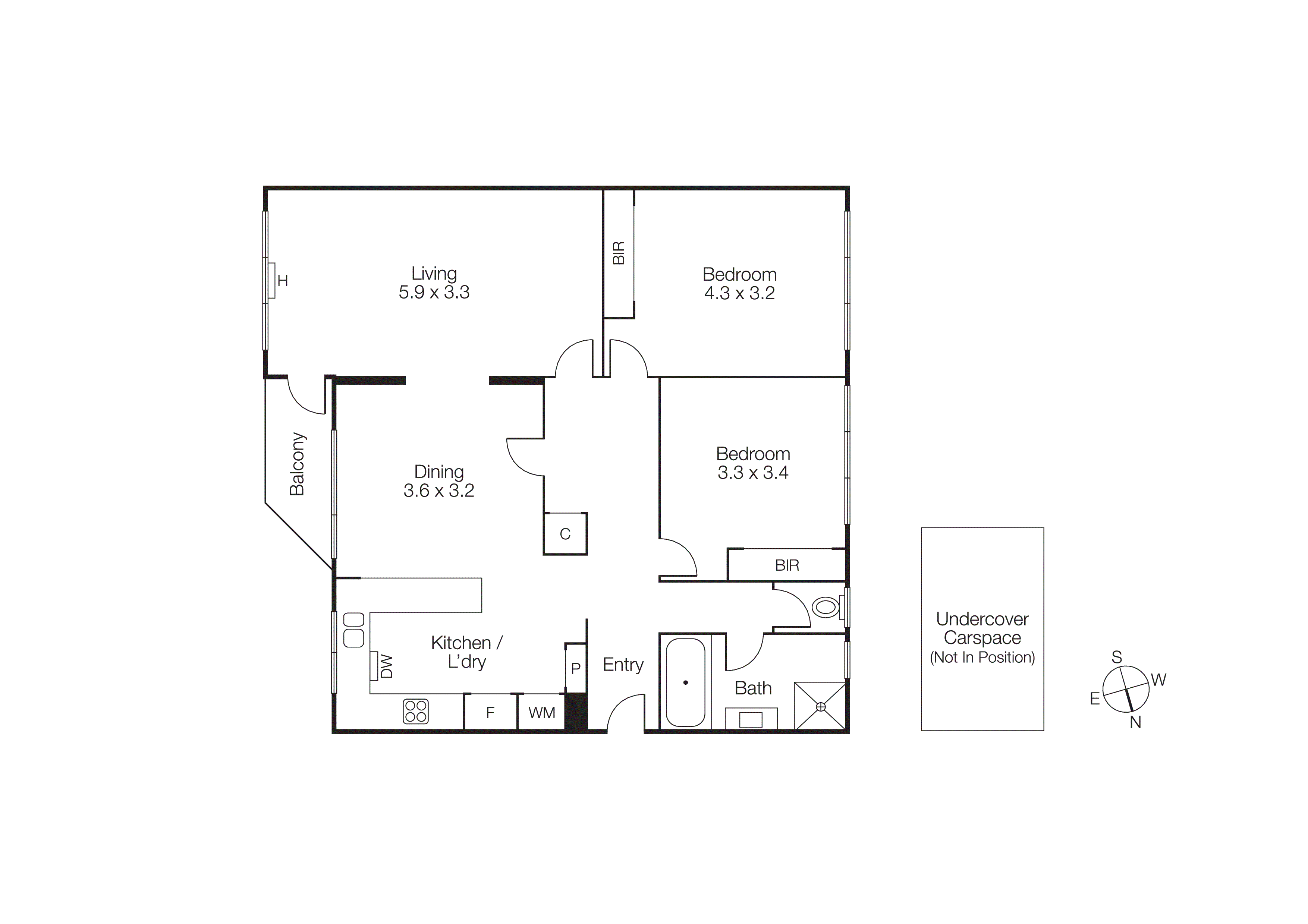 3/340 Dandenong Road, St Kilda East VIC 3183 - Floorplan