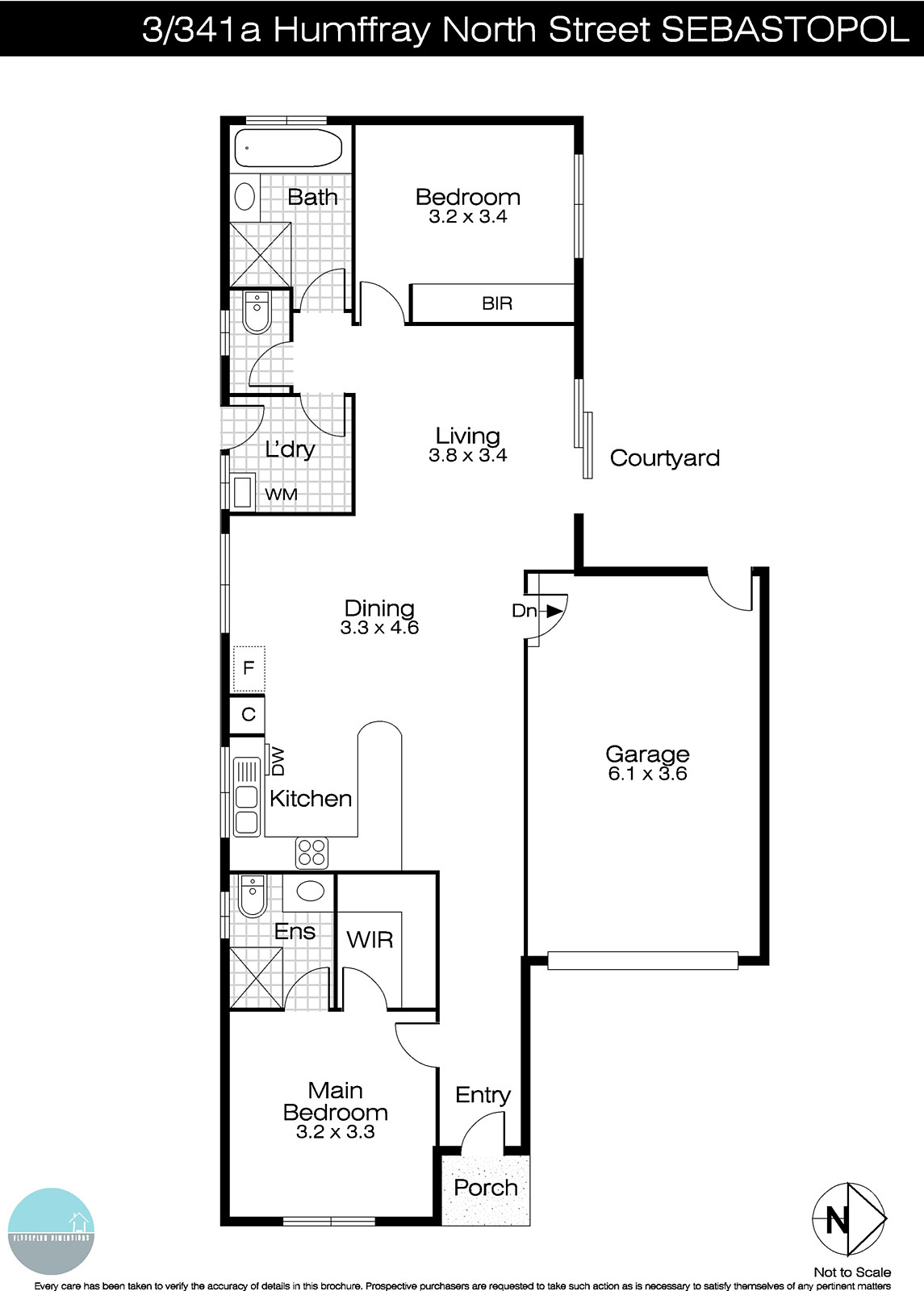 3/341a Humffray Street North, Brown Hill VIC 3350 - Floorplan