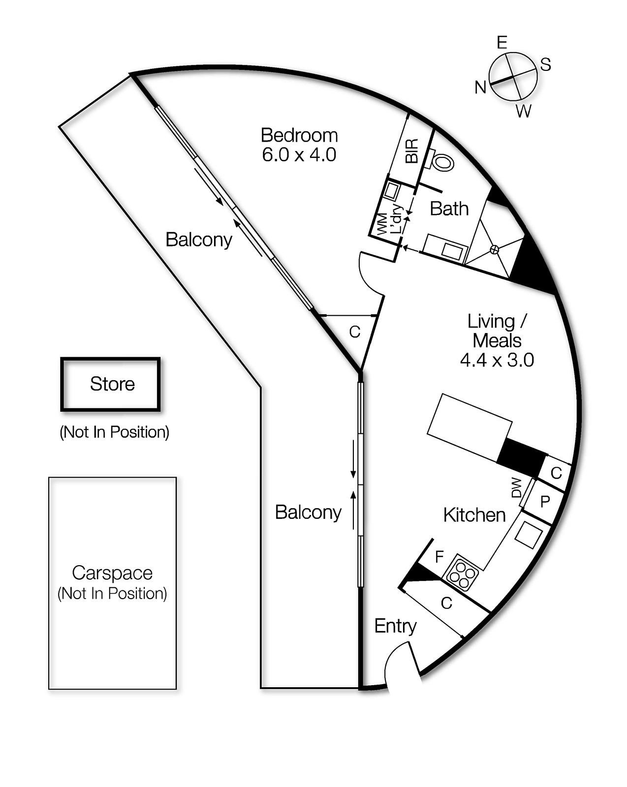 334/222 Bay Road, Sandringham VIC 3191 - Floorplan