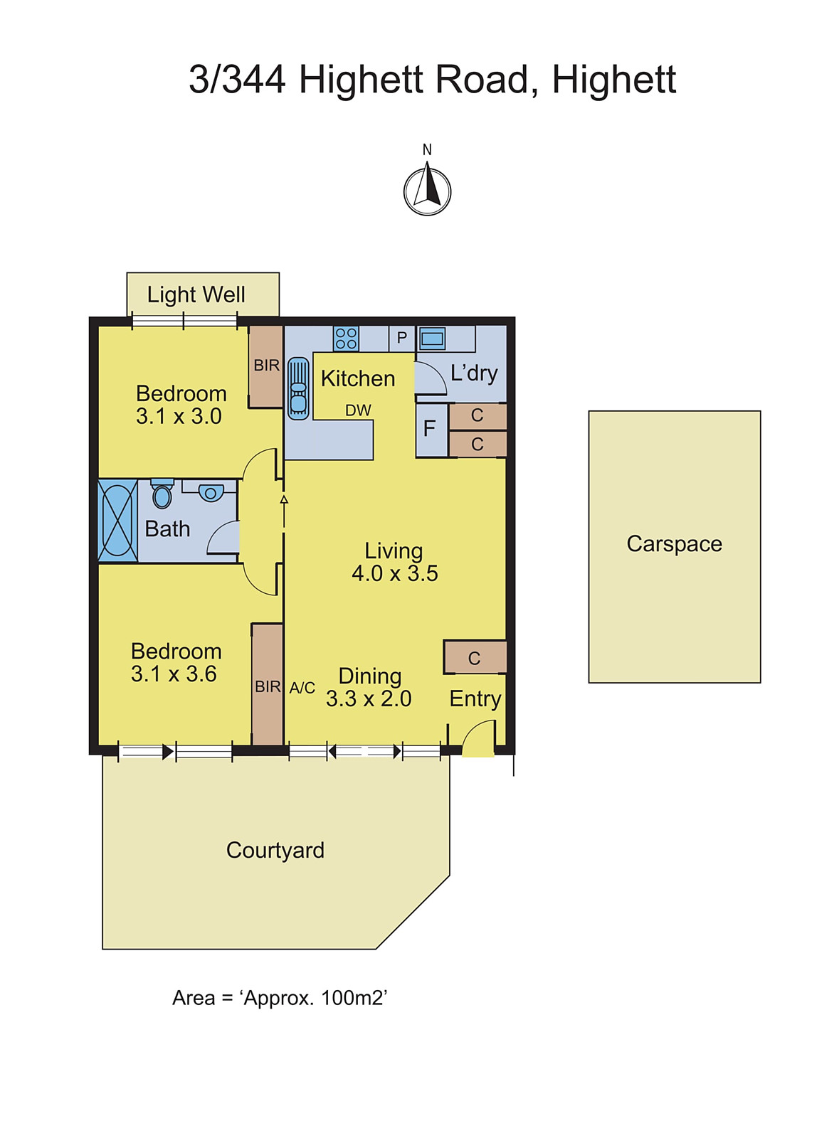 3/344 Highett Road, Highett VIC 3190 - Floorplan