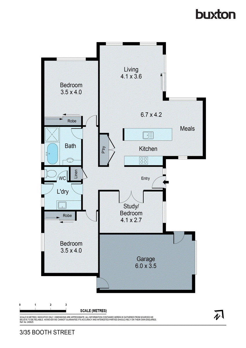 3/35 Booth Street, Golden Square VIC 3555 - Floorplan