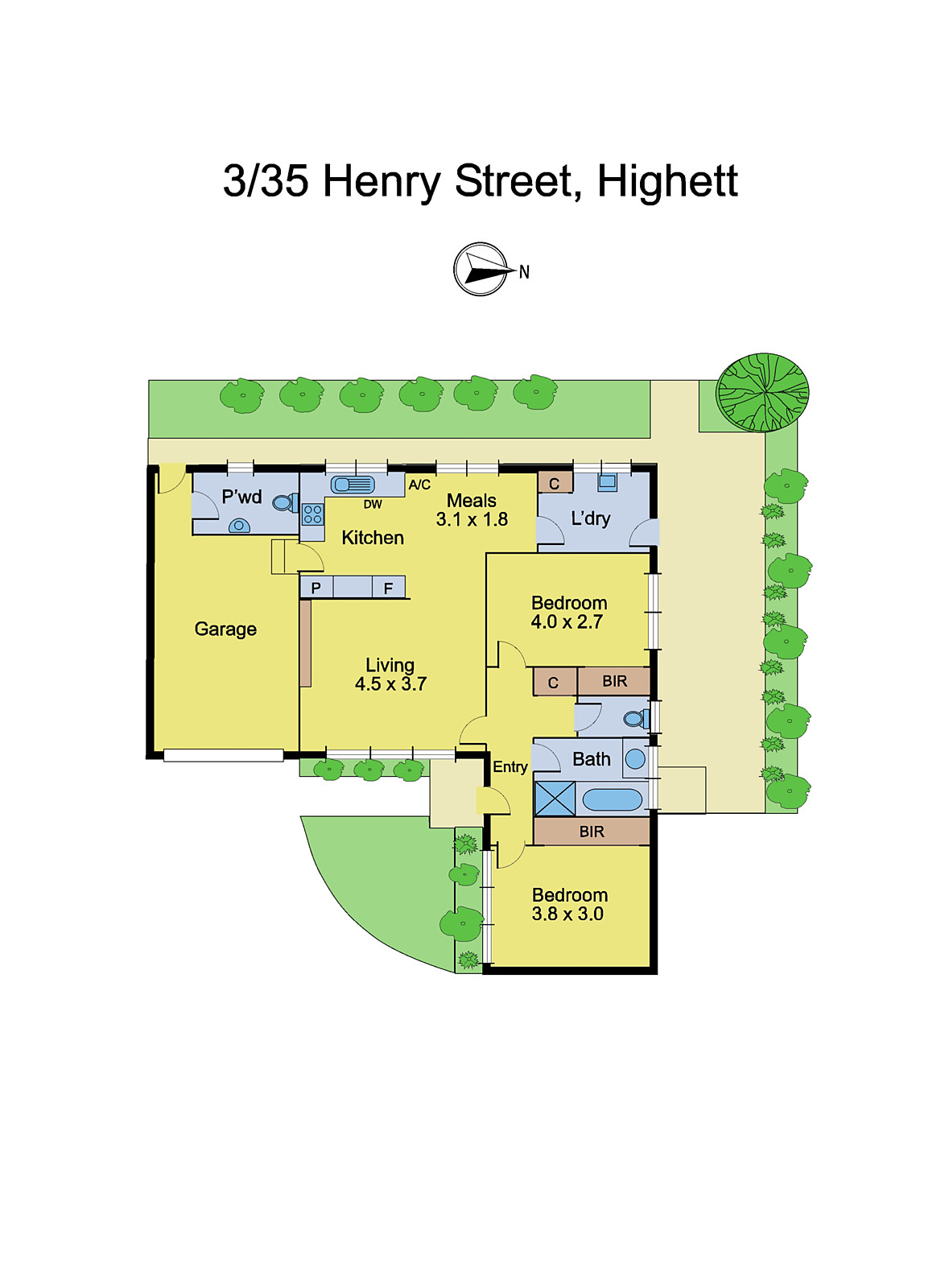 3/35 Henry Street, Highett VIC 3190 - Floorplan