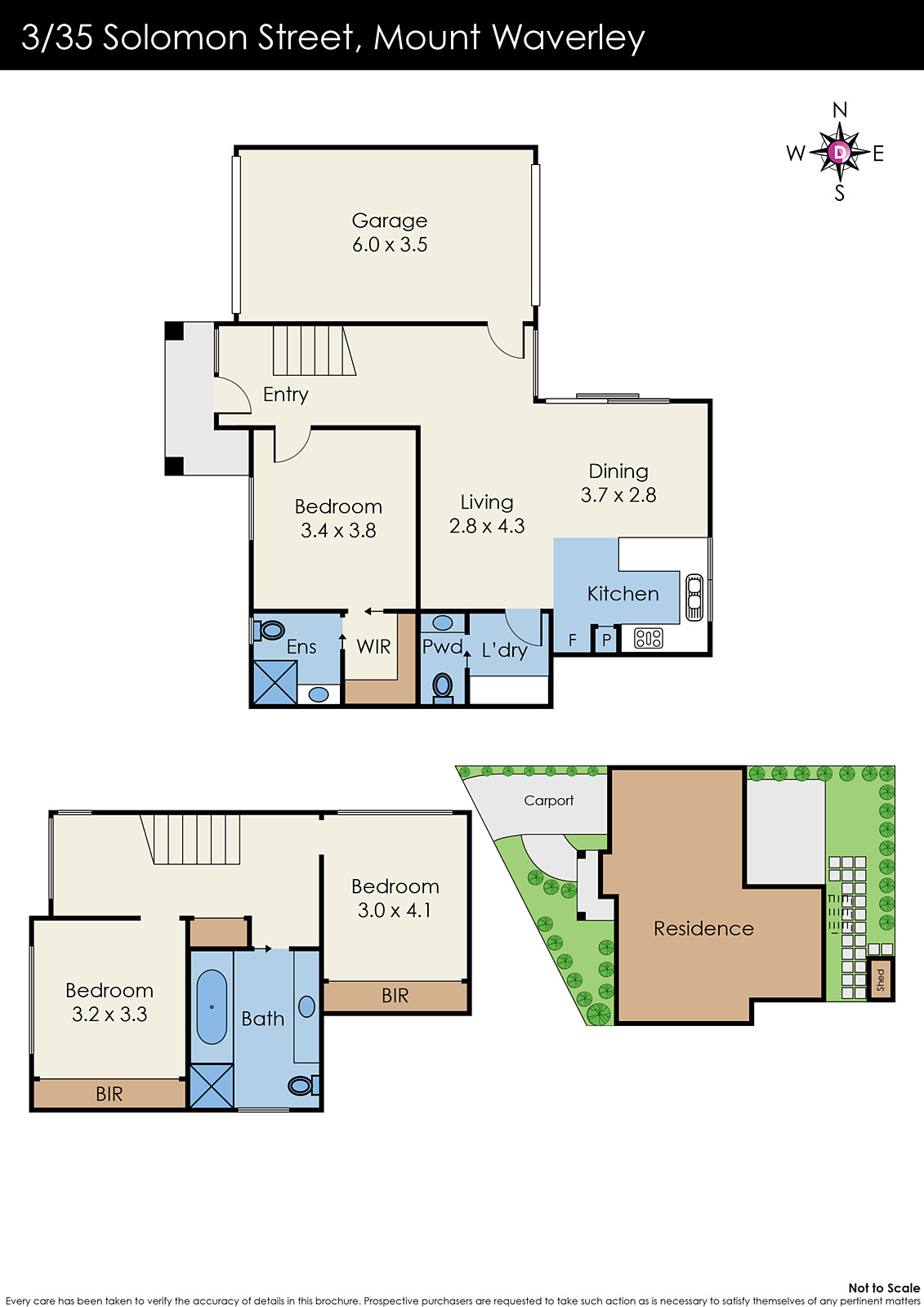 3/35 Solomon Street, Mount Waverley VIC 3149 - Floorplan