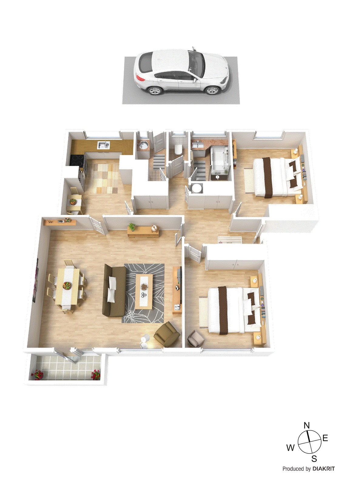3/36 Belmont Avenue North, Glen Iris VIC 3146 - Floorplan