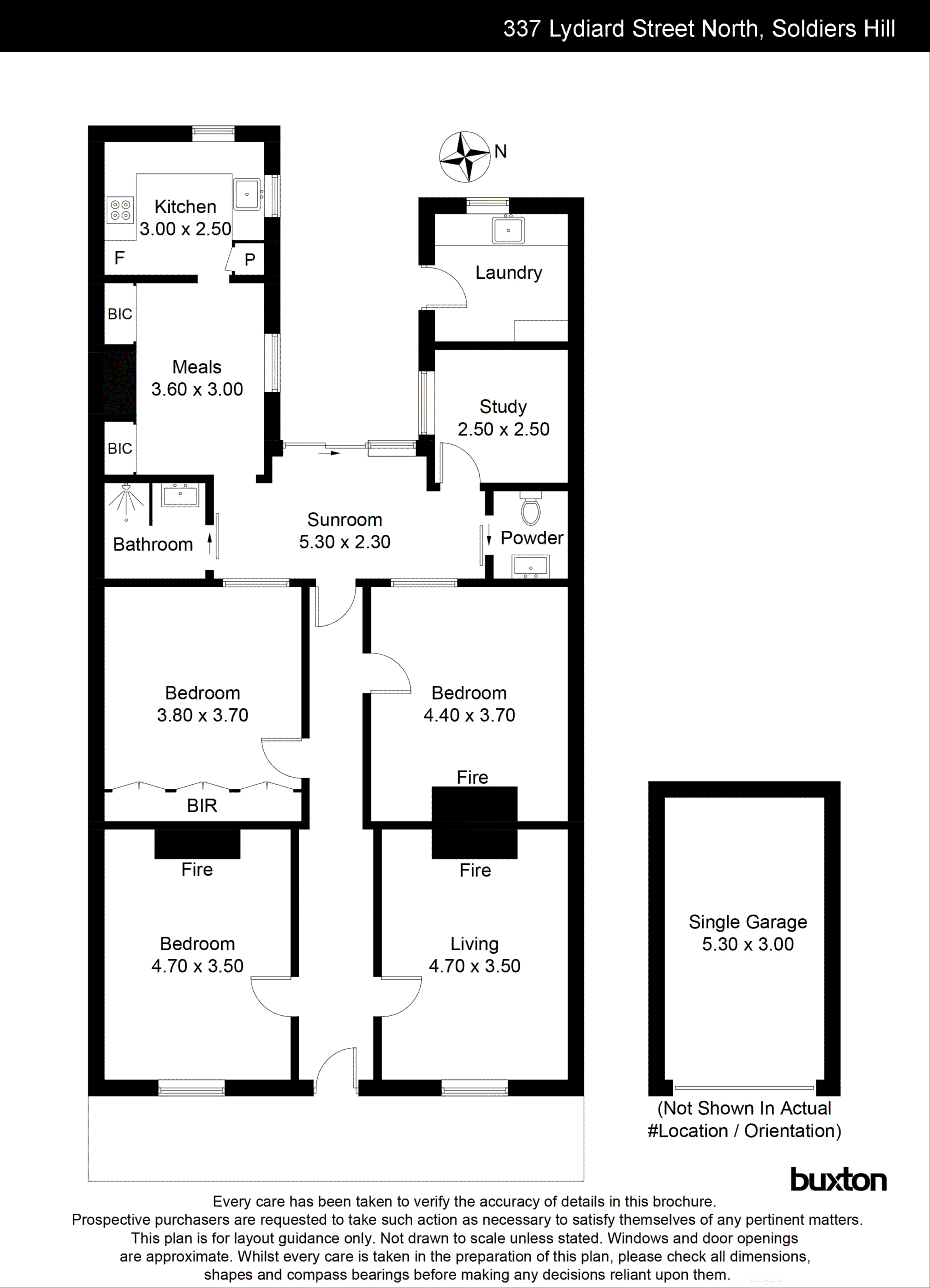 337 Lydiard Street North, Soldiers Hill VIC 3350 - Floorplan
