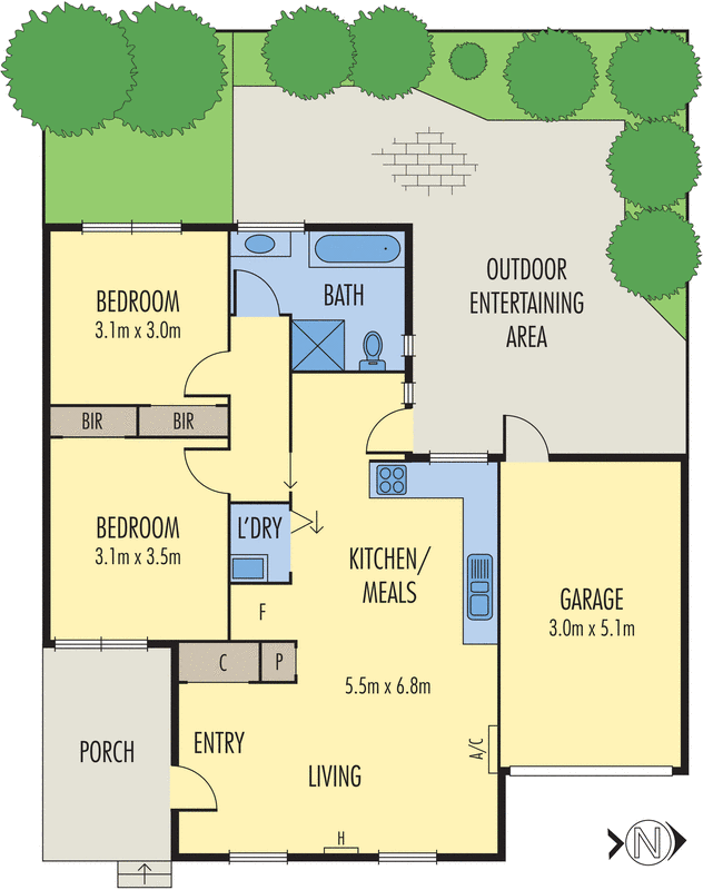 3/37 Sixth Avenue, Burwood VIC 3125 - Floorplan