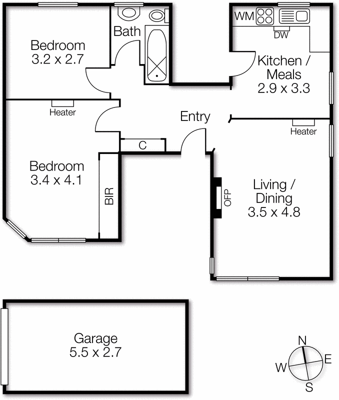 3/38 Barkly Street, St Kilda VIC 3182 - Floorplan