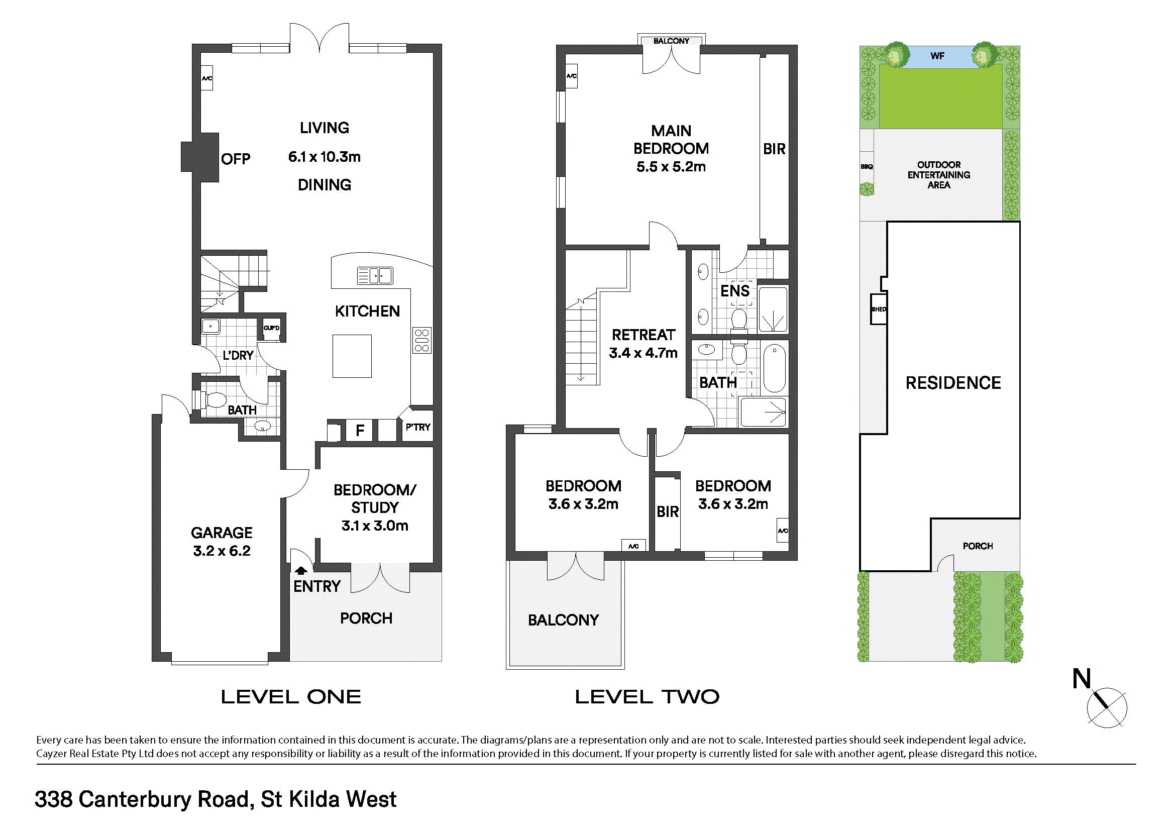 338 Canterbury Road, ST KILDA WEST VIC 3182 - Floorplan