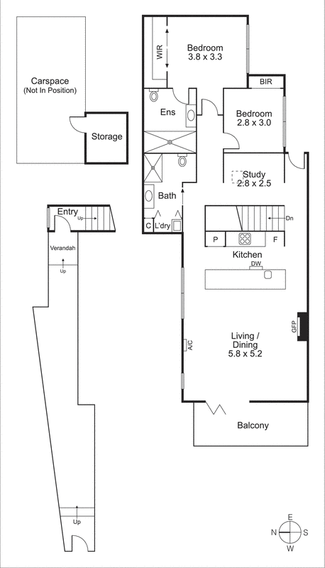 33/86-88 Beach Road, Sandringham VIC 3191 - Floorplan