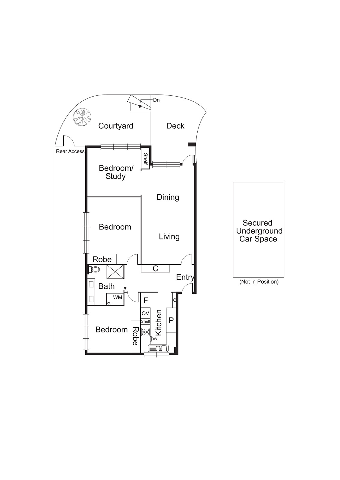 3/388 Toorak Road, South Yarra VIC 3141 - Floorplan