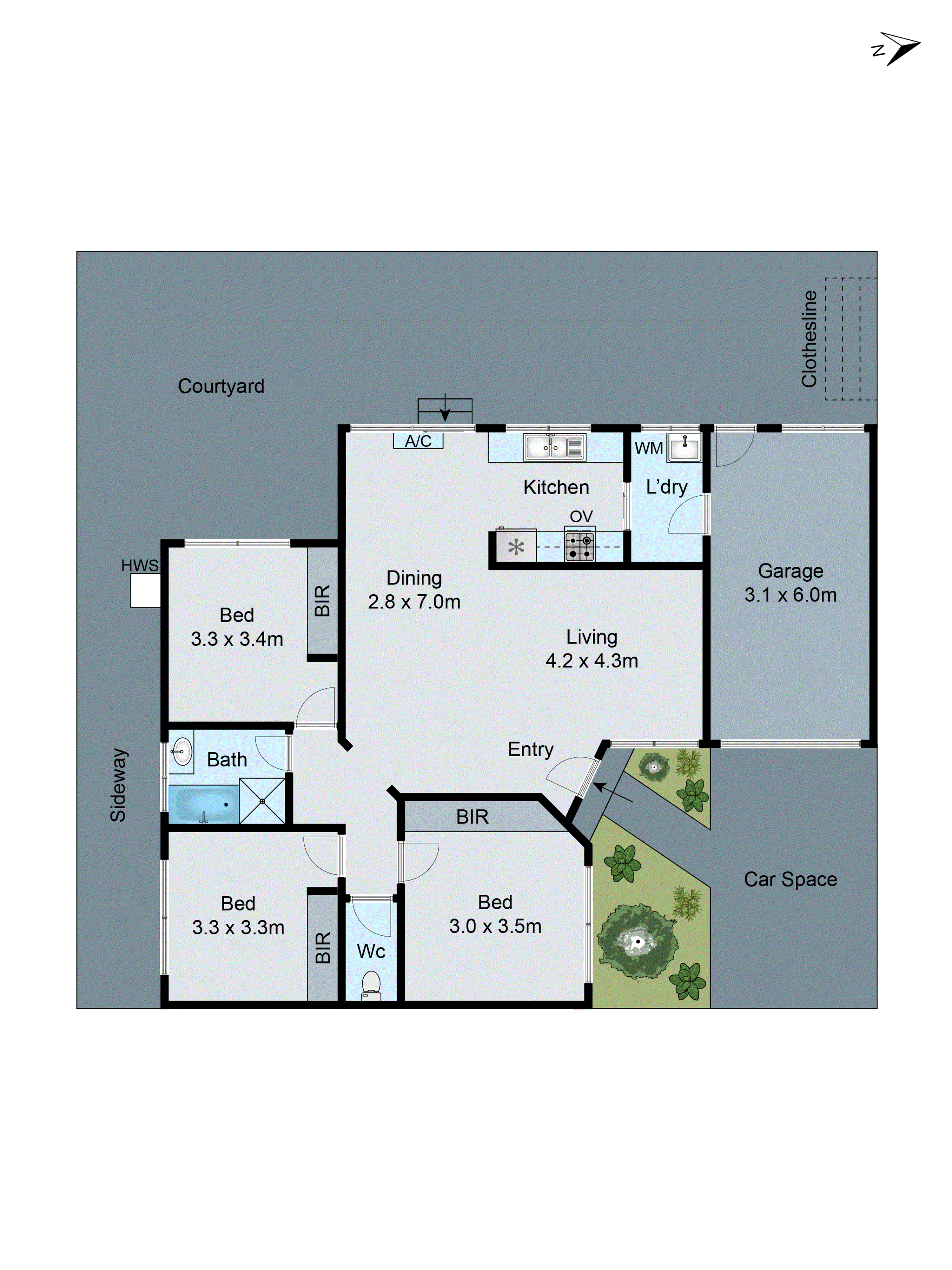 3/39 Golf Road, Oakleigh South VIC 3167 - Floorplan