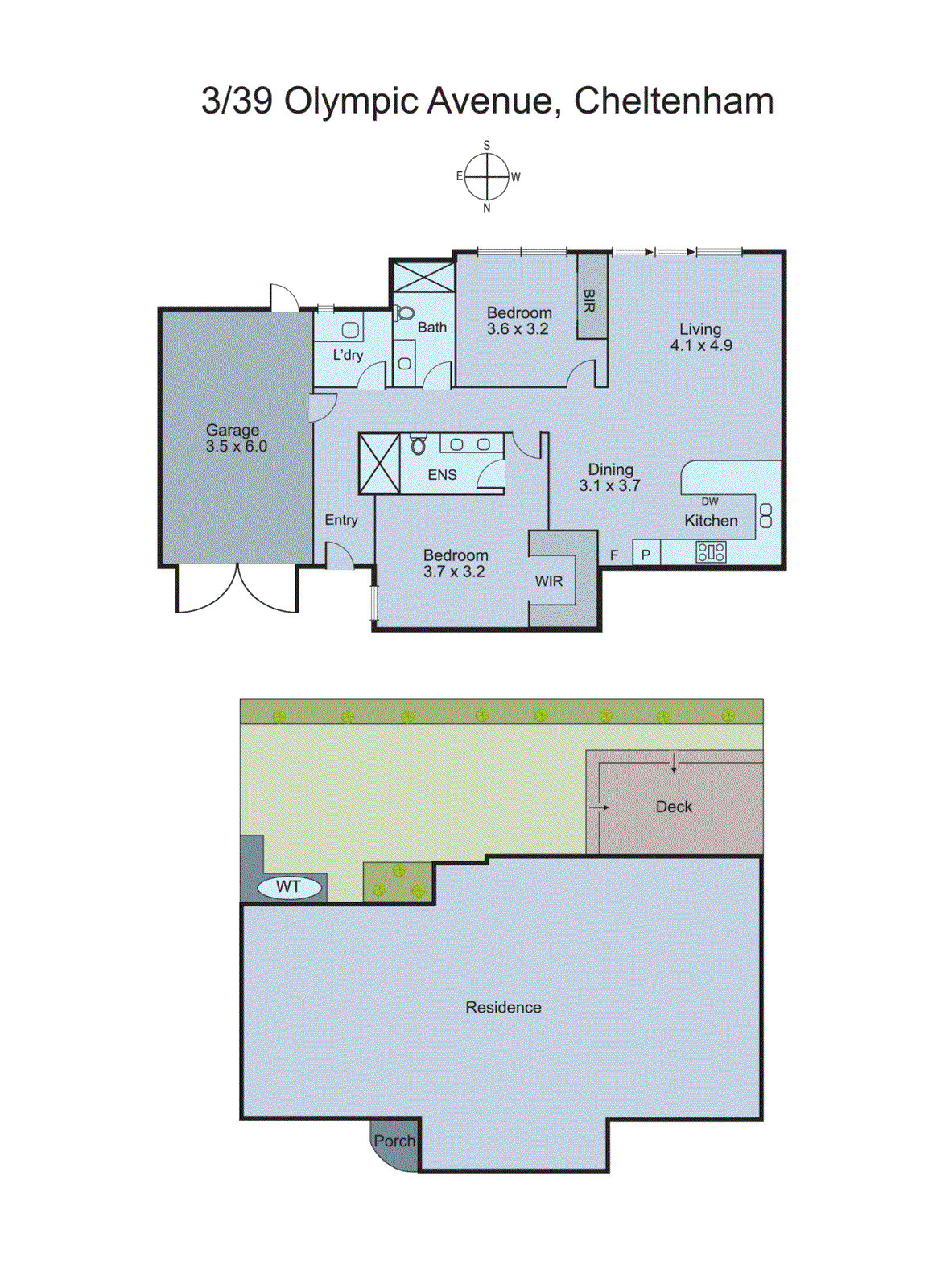 3/39 Olympic Avenue, Cheltenham VIC 3192 - Floorplan