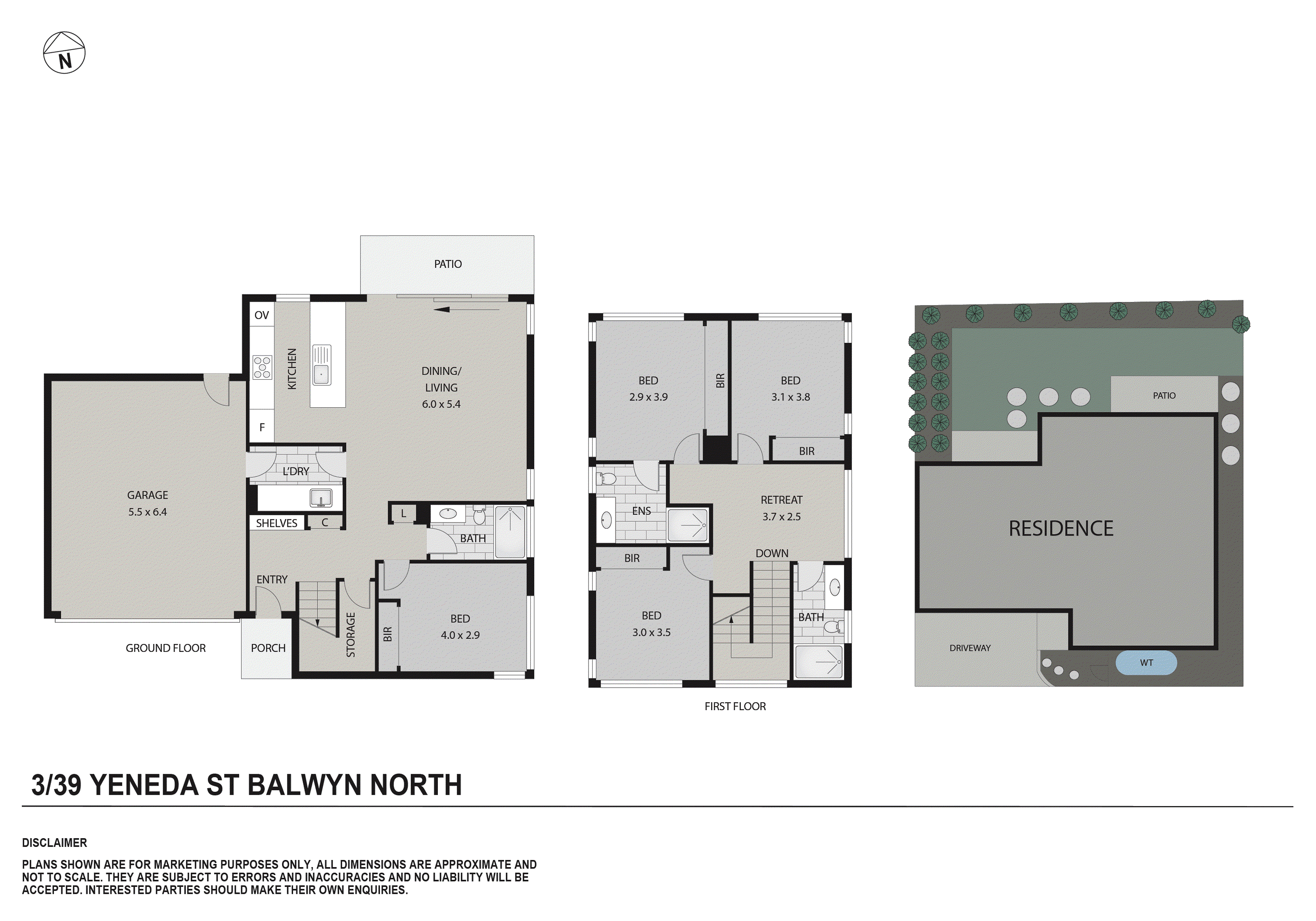 3/39 Yeneda Street, Balwyn North VIC 3104 - Floorplan