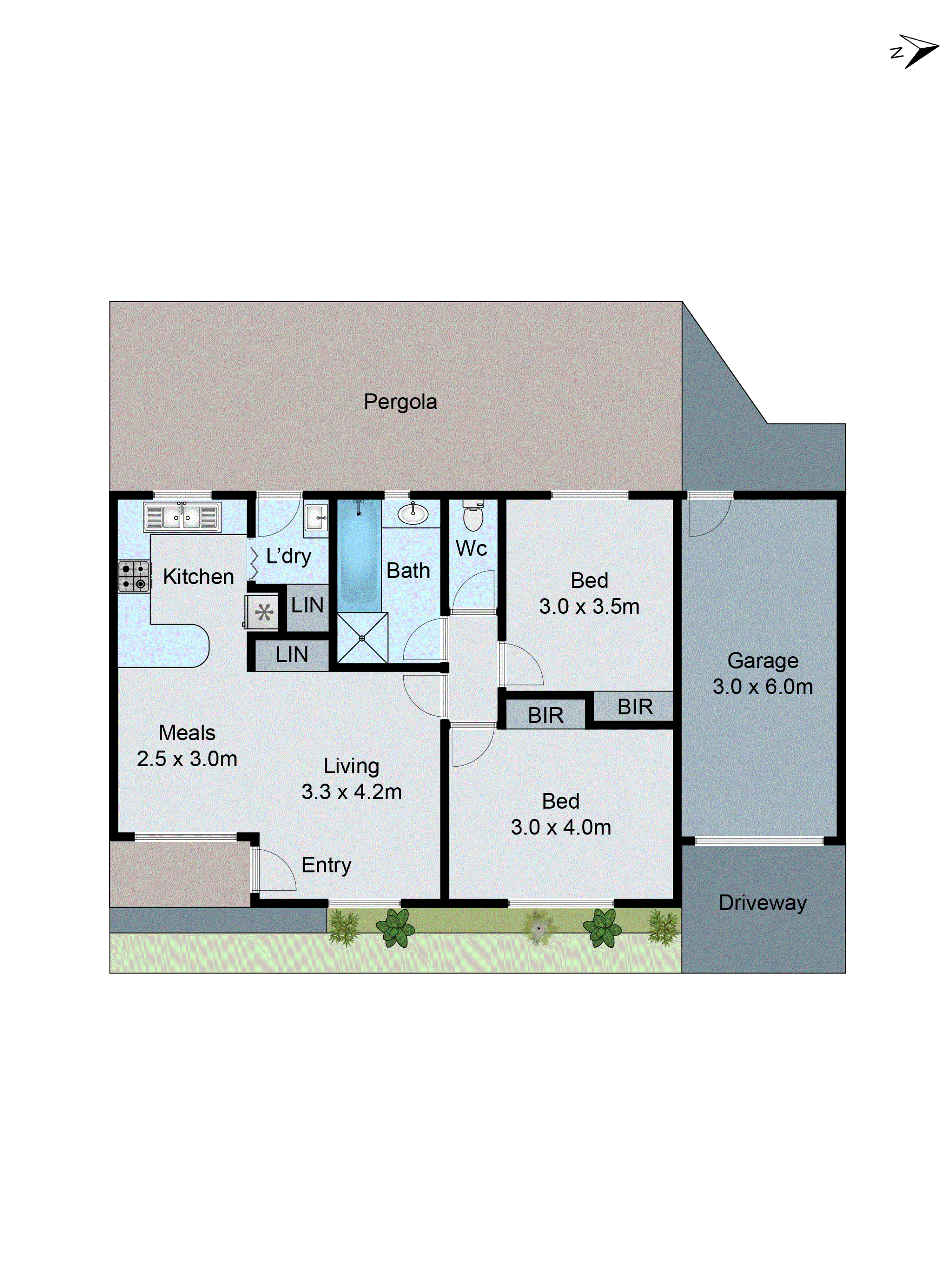 3/4-6 Enfield Drive, St Albans Park VIC 3219 - Floorplan