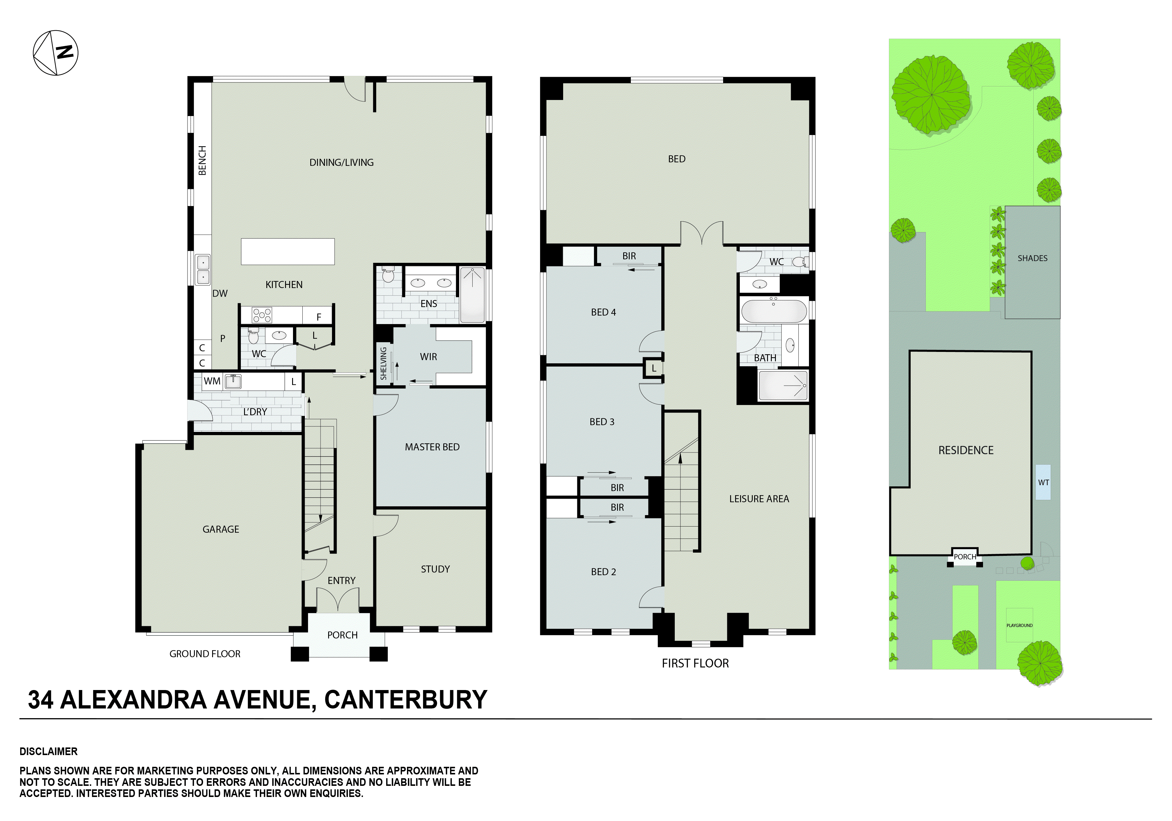 34 Alexandra Avenue, Canterbury VIC 3126 - Floorplan