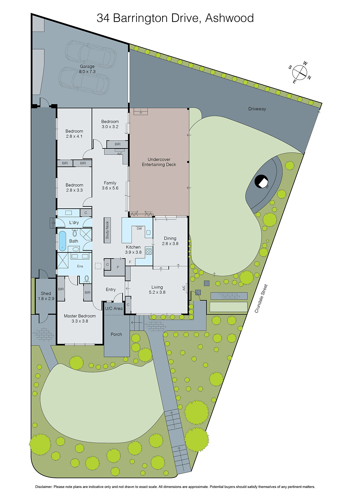 34 Barrington Drive, Ashwood VIC 3147 - Floorplan