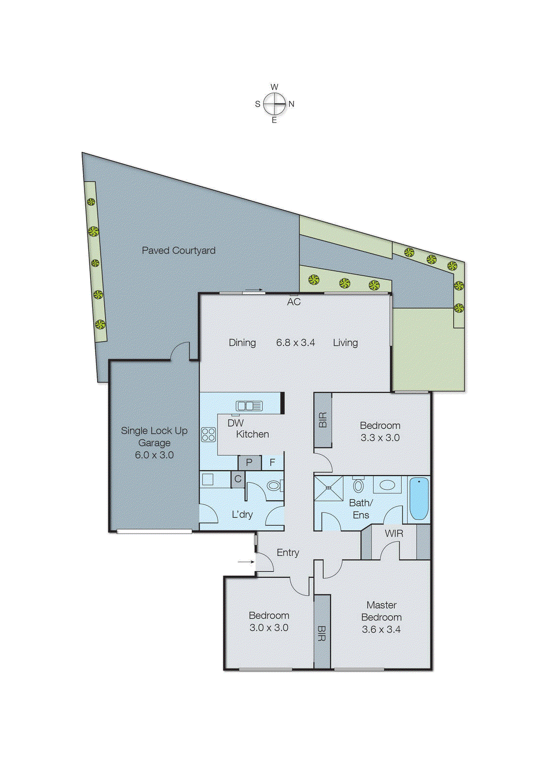 3/4 Belle Crescent, Mordialloc VIC 3195 - Floorplan