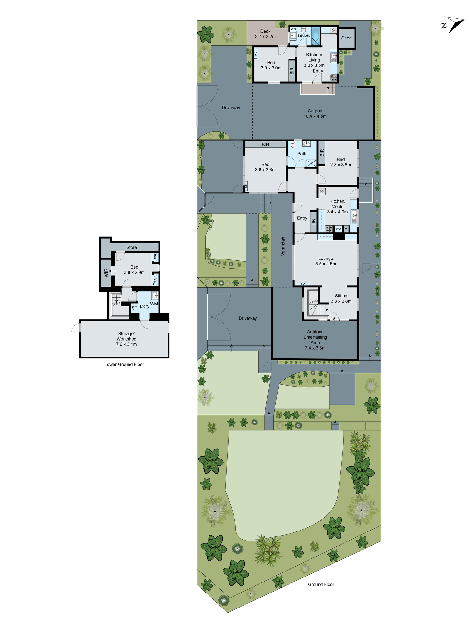 34 Belle Vue Avenue, Highton VIC 3216 - Floorplan