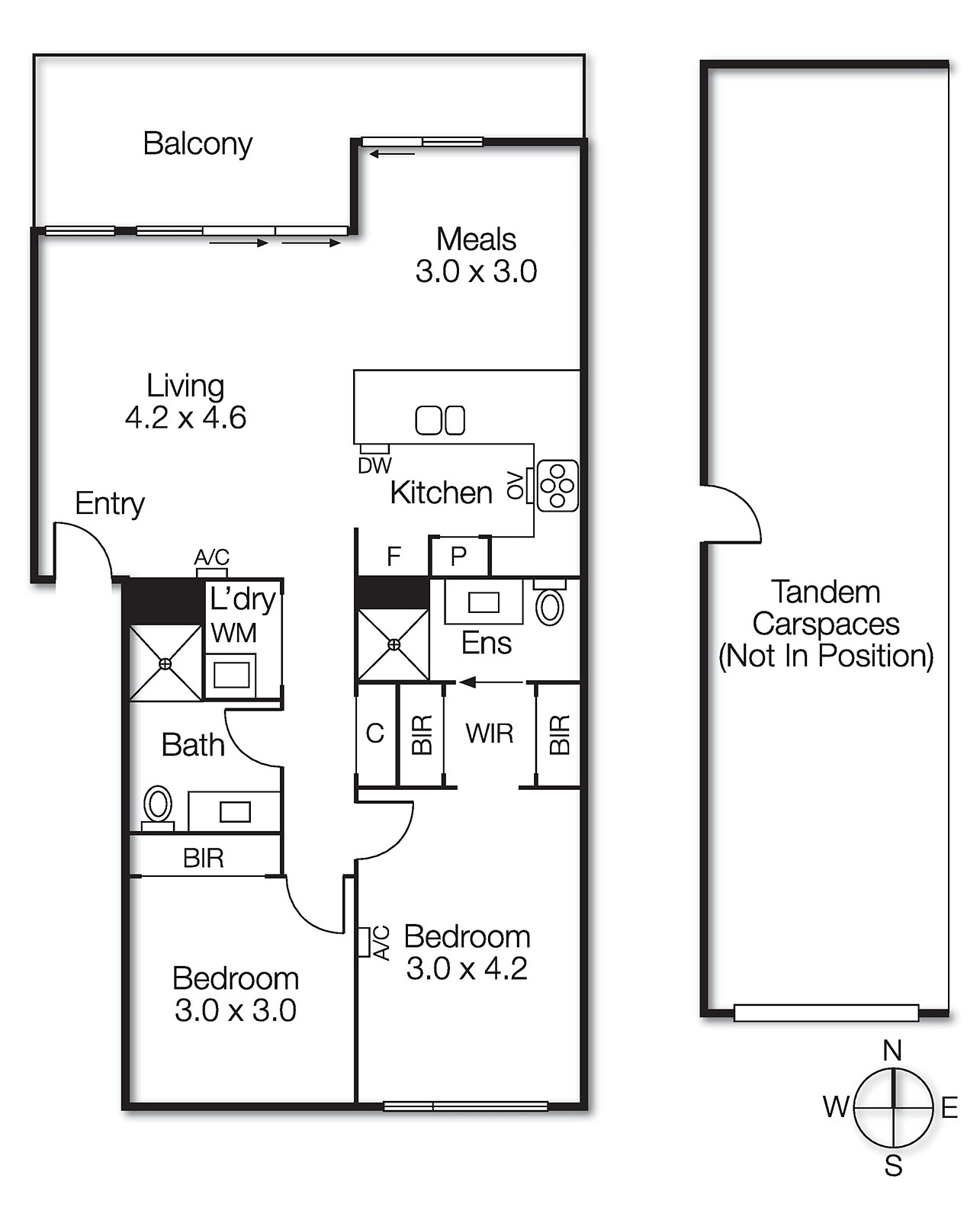 3/4 Bellevue Road, Cheltenham VIC 3192 - Floorplan