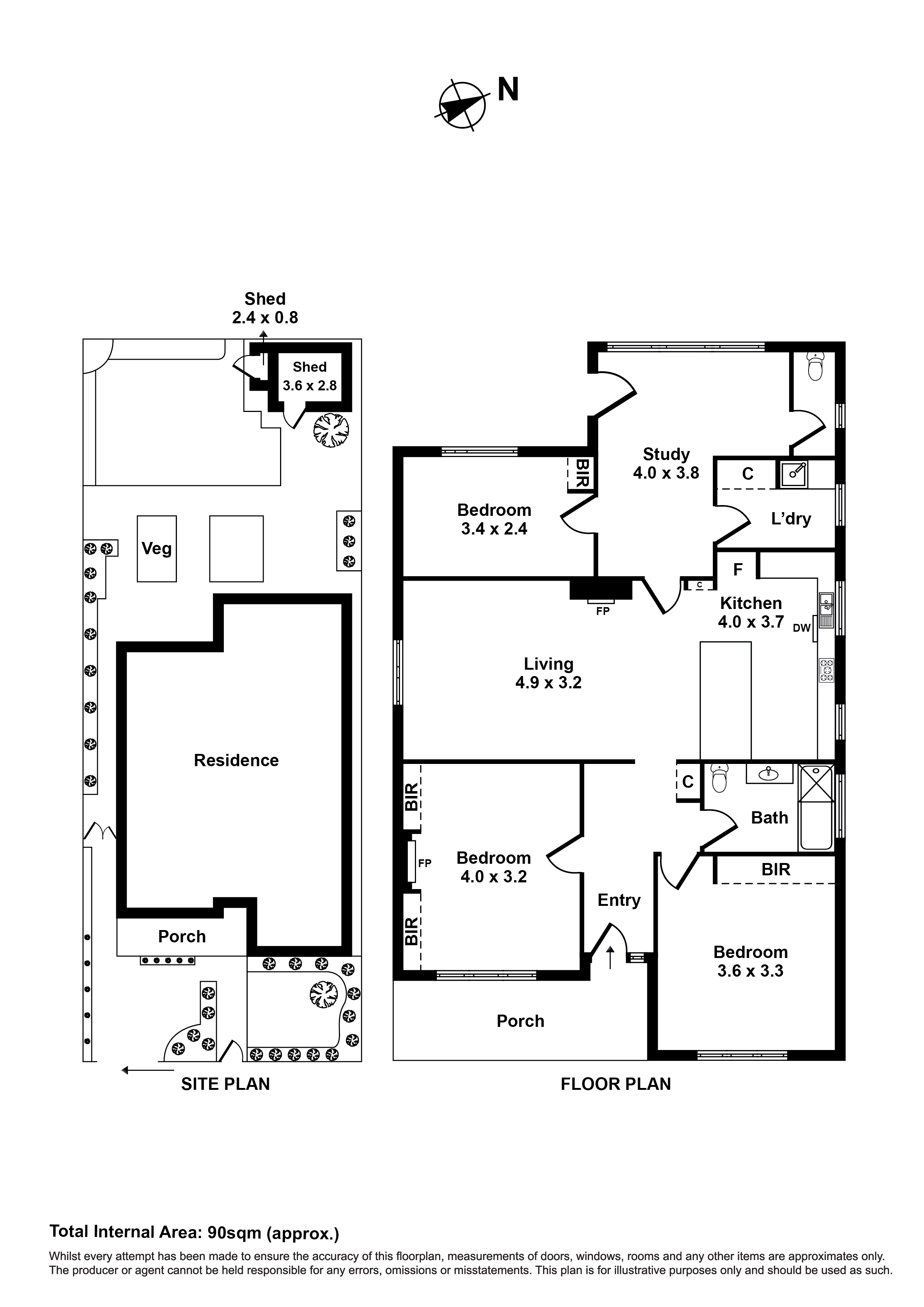 34 Bena Street, Yarraville VIC 3013 - Floorplan