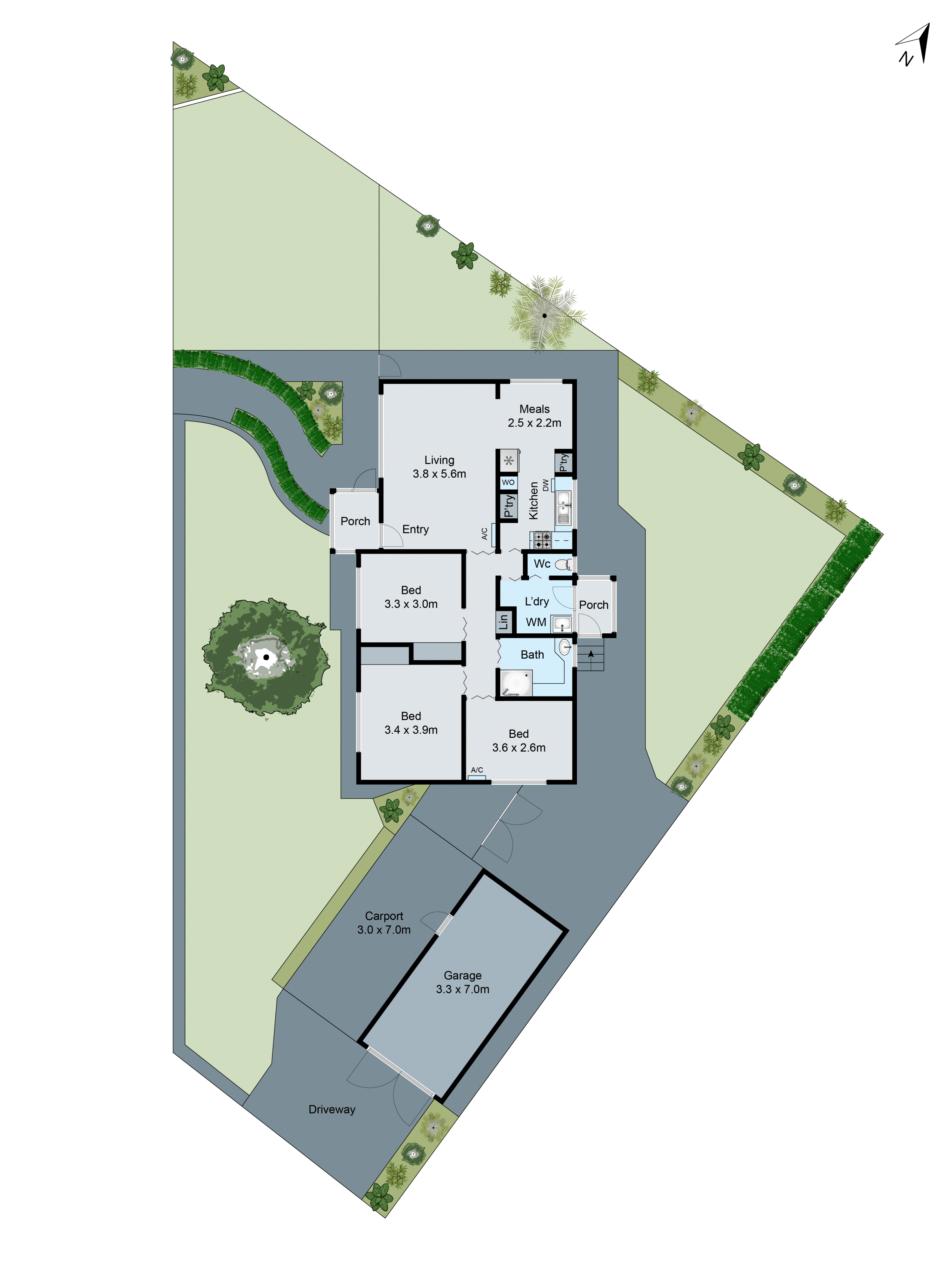 34 Bostock Avenue, Manifold Heights VIC 3218 - Floorplan