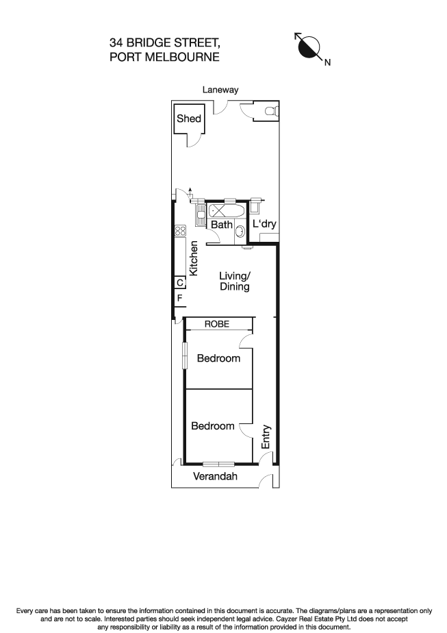 34 Bridge Street, PORT MELBOURNE VIC 3207 - Floorplan