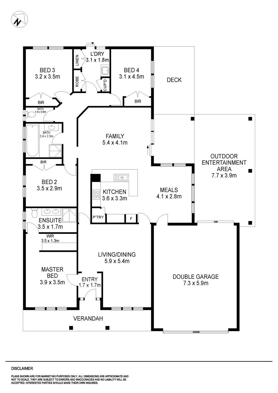 34 Canadian Crescent, Canadian VIC 3350 - Floorplan