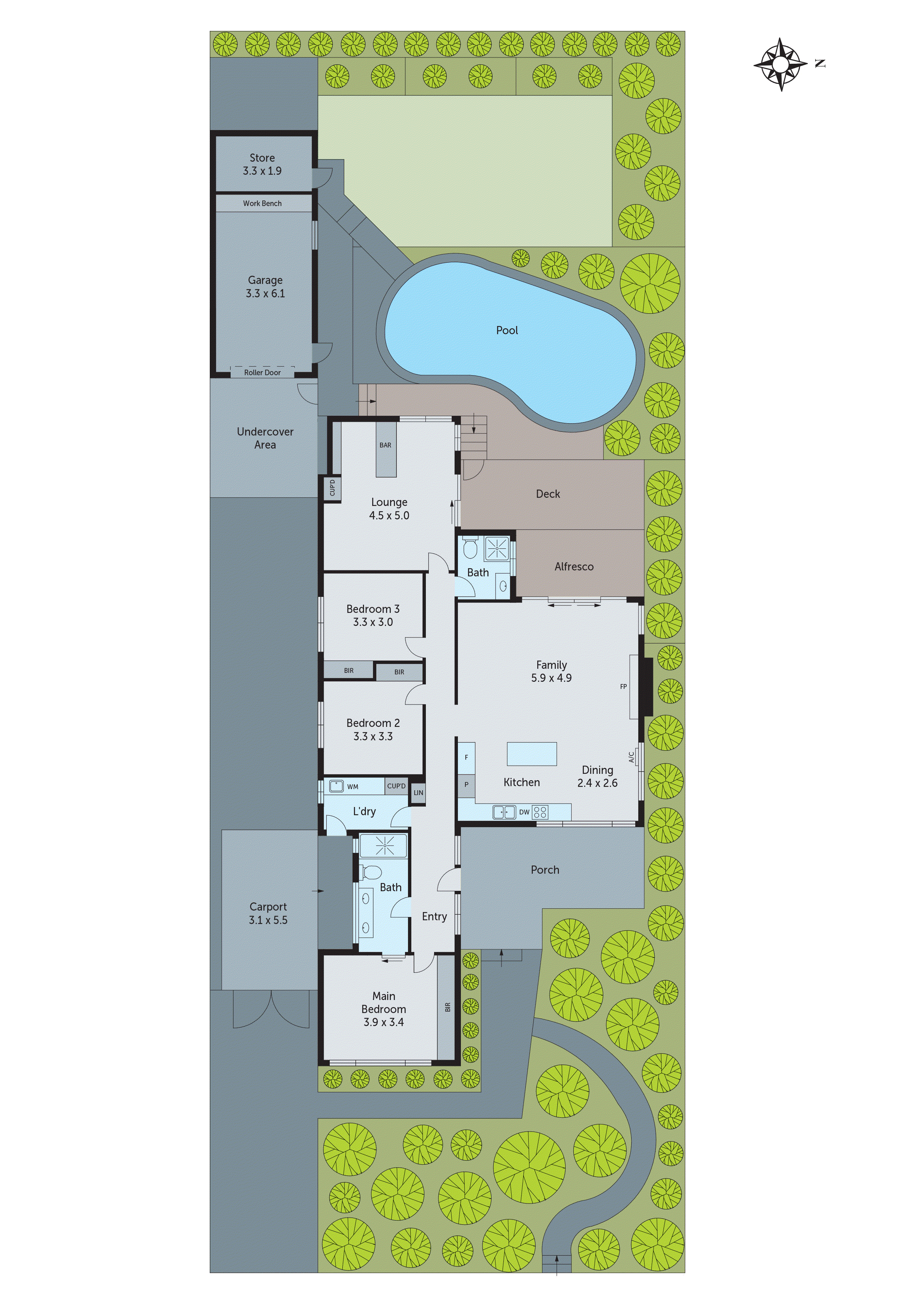 34 Clarke Avenue, Belmont VIC 3216 - Floorplan