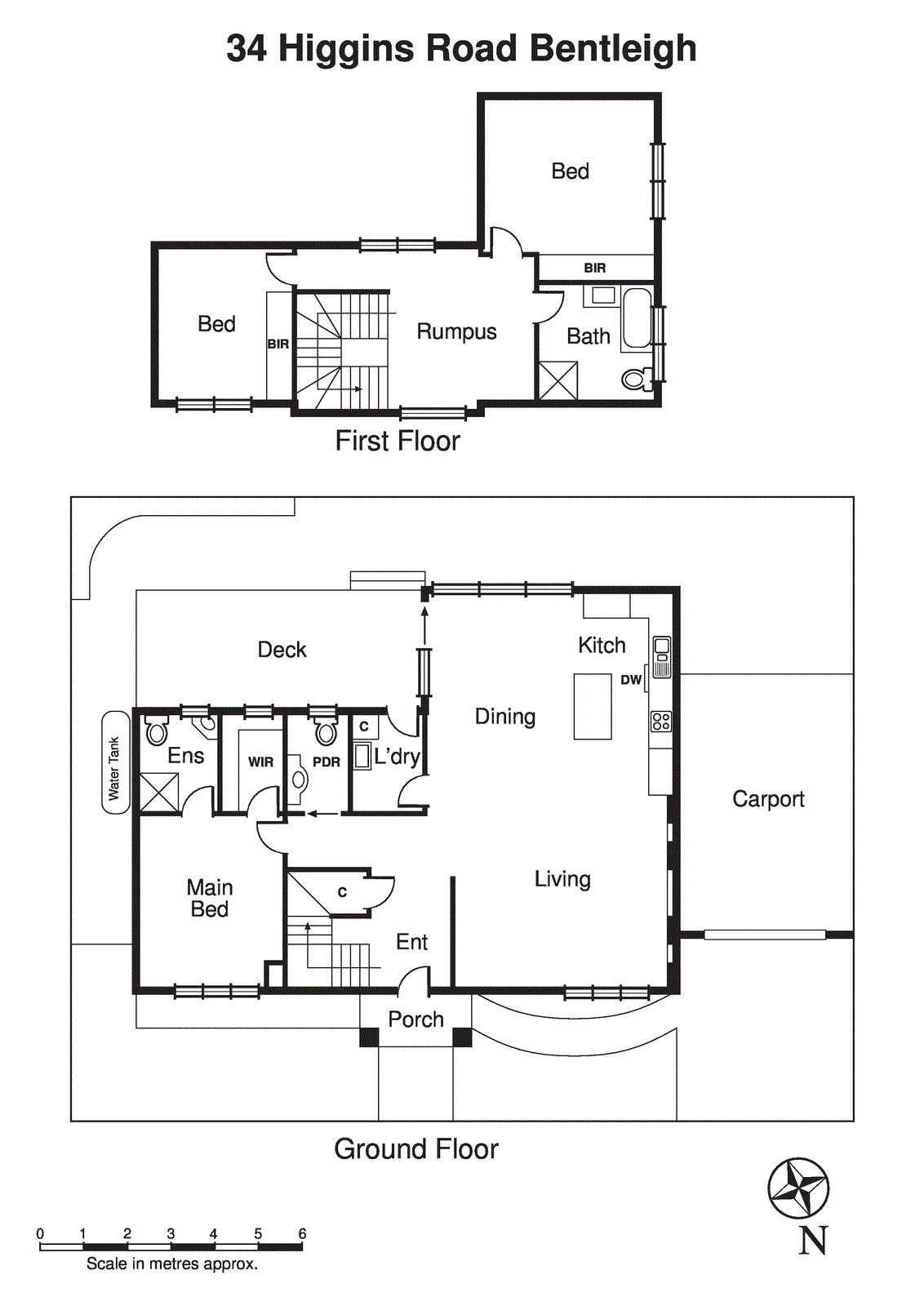 34 Higgins Road, Bentleigh VIC 3204 - Floorplan