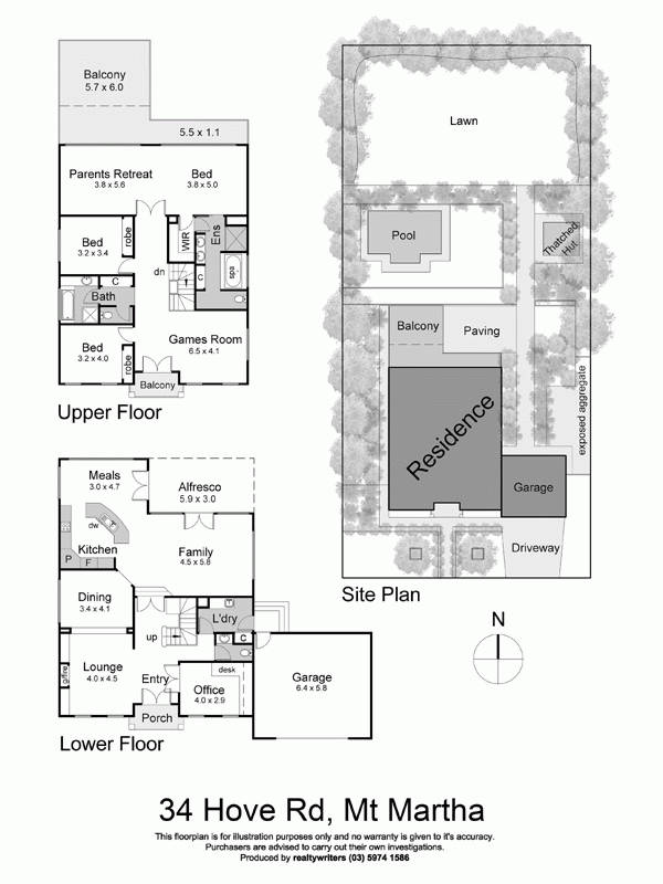 34 Hove Road, MOUNT MARTHA VIC 3934 - Floorplan