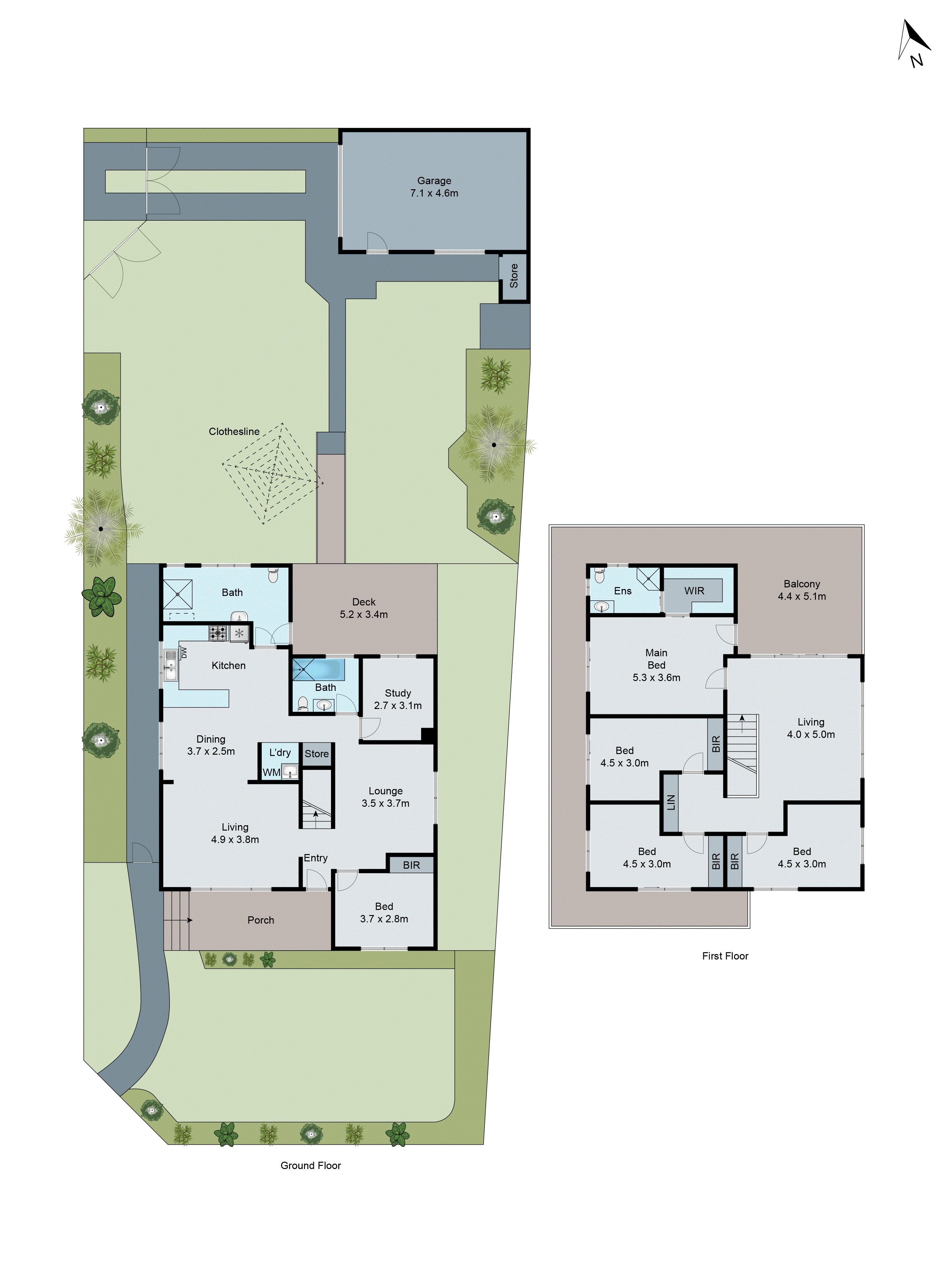 34 Karana Avenue, Grovedale VIC 3216 - Floorplan