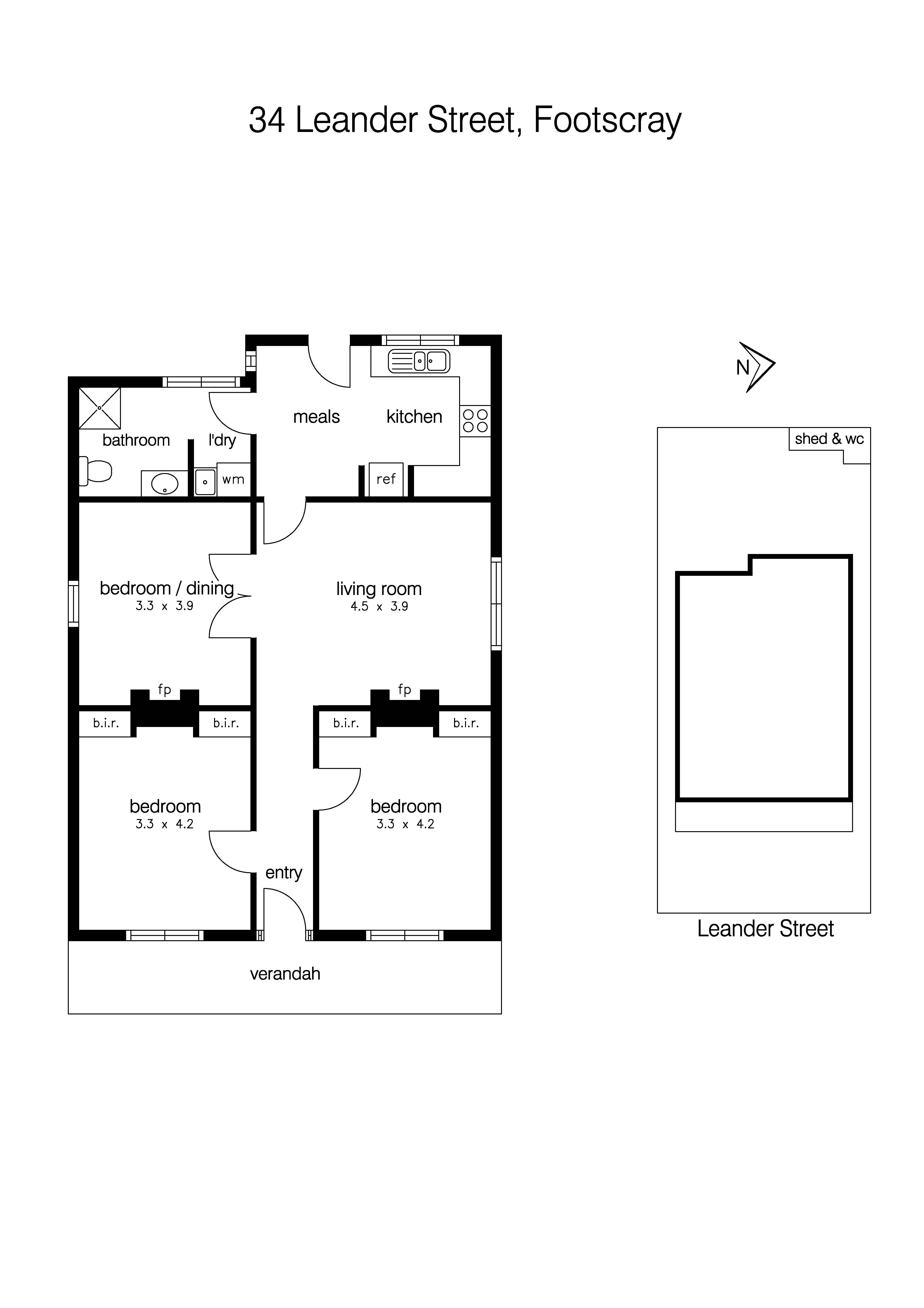 34 Leander Street, FOOTSCRAY VIC 3011 - Floorplan