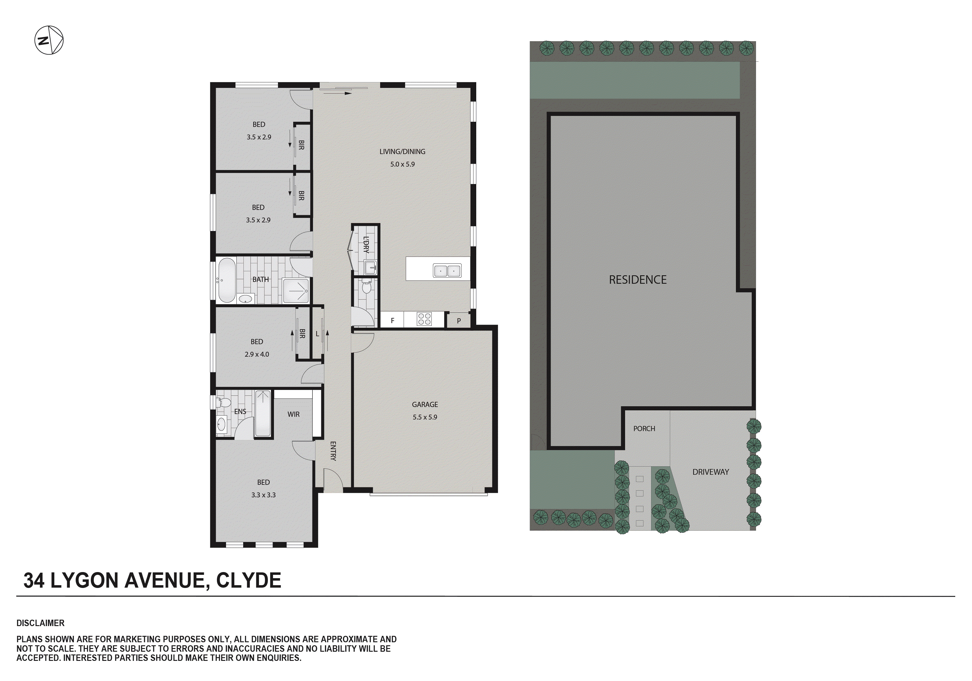 34 Lygon Avenue, Clyde VIC 3978 - Floorplan